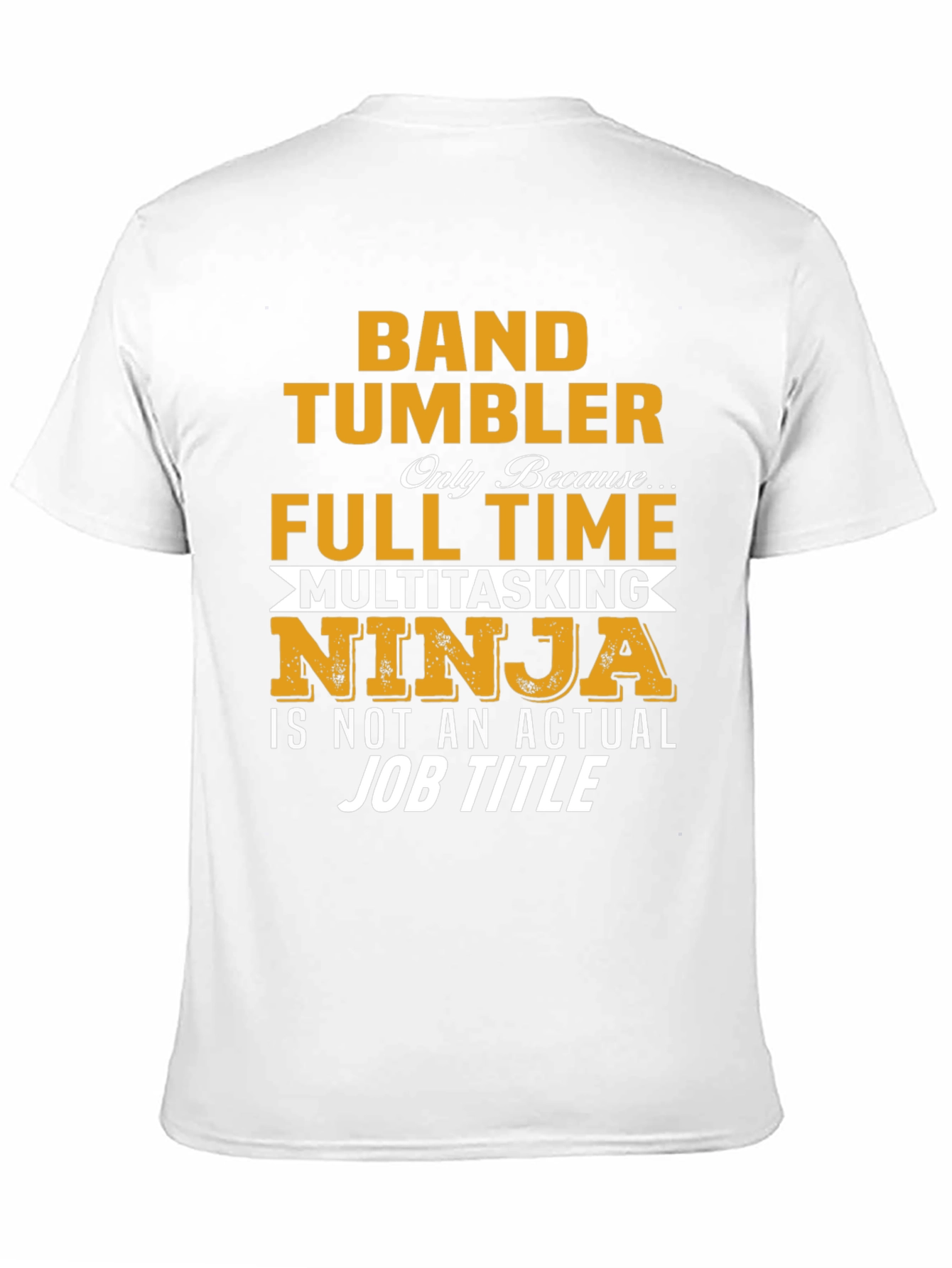 Camiseta Negra Band Tumbler - Ninja