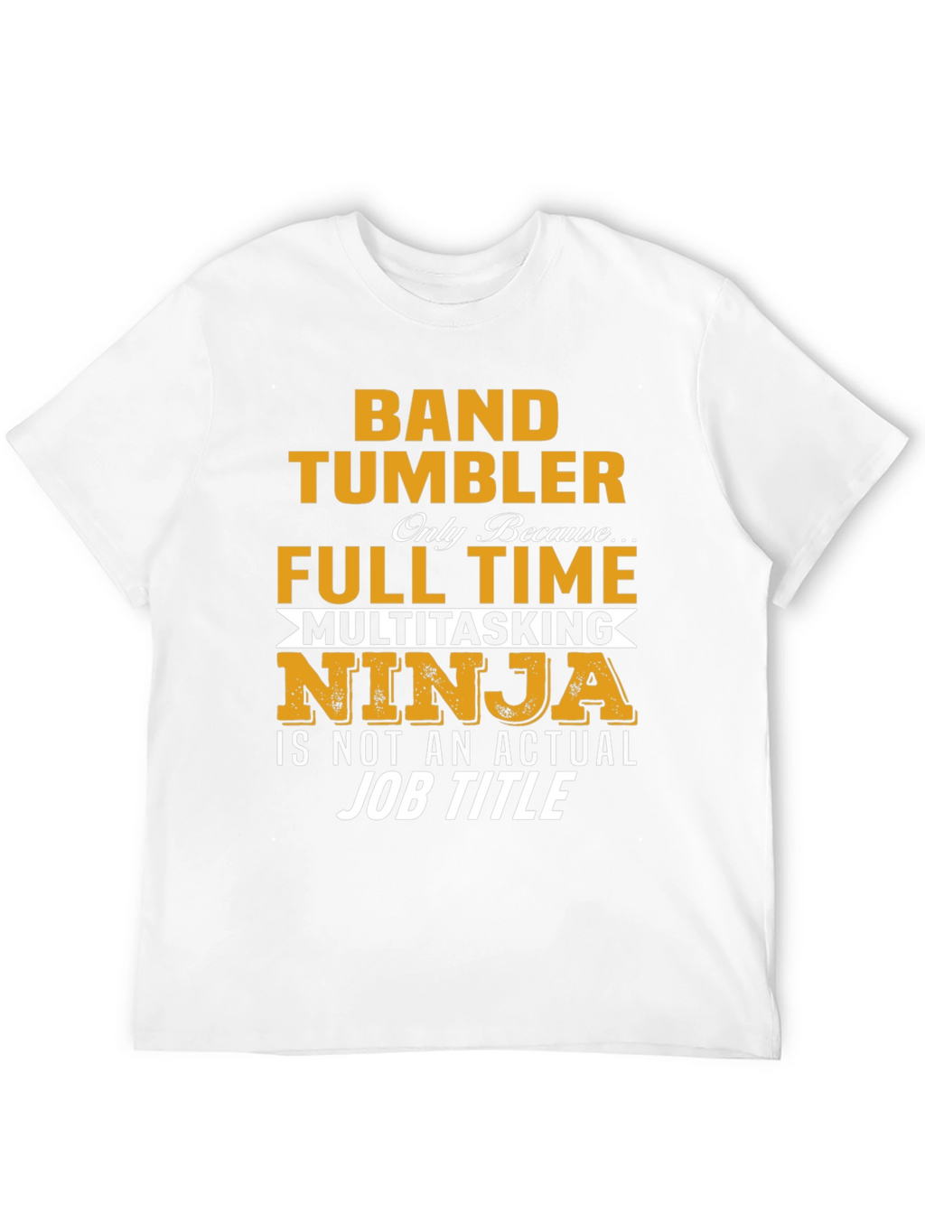 Camiseta Negra Band Tumbler - Ninja