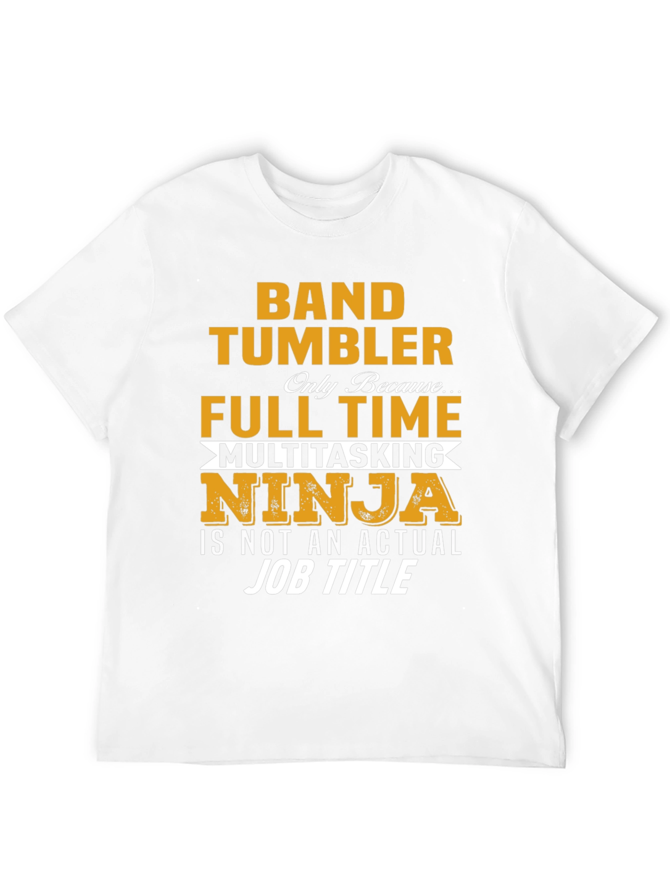 Camiseta Negra Band Tumbler - Ninja