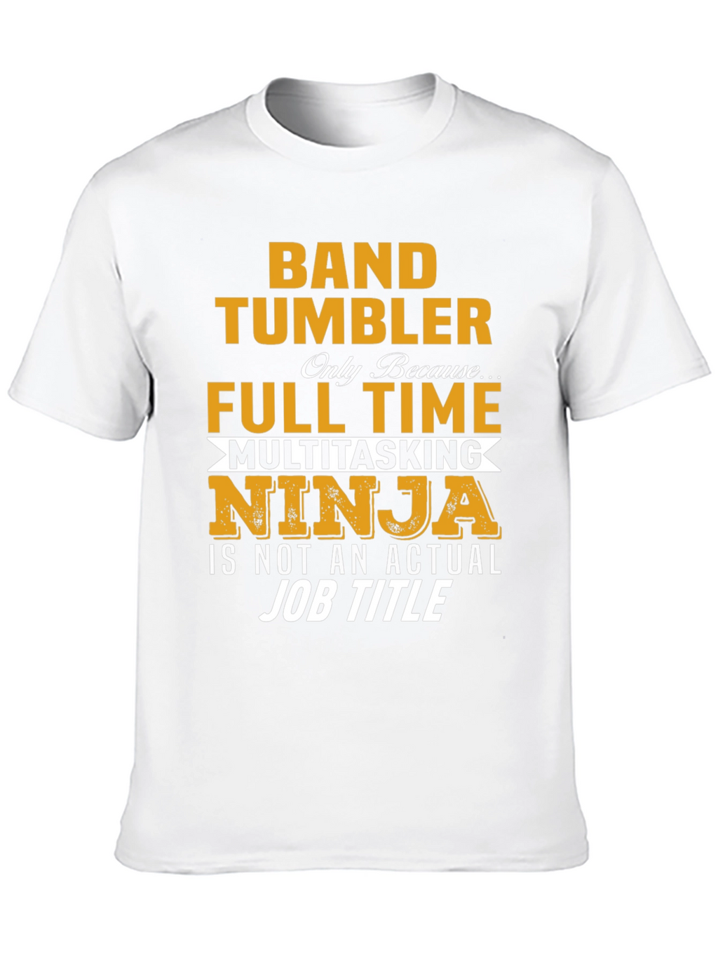 Camiseta Negra Band Tumbler - Ninja
