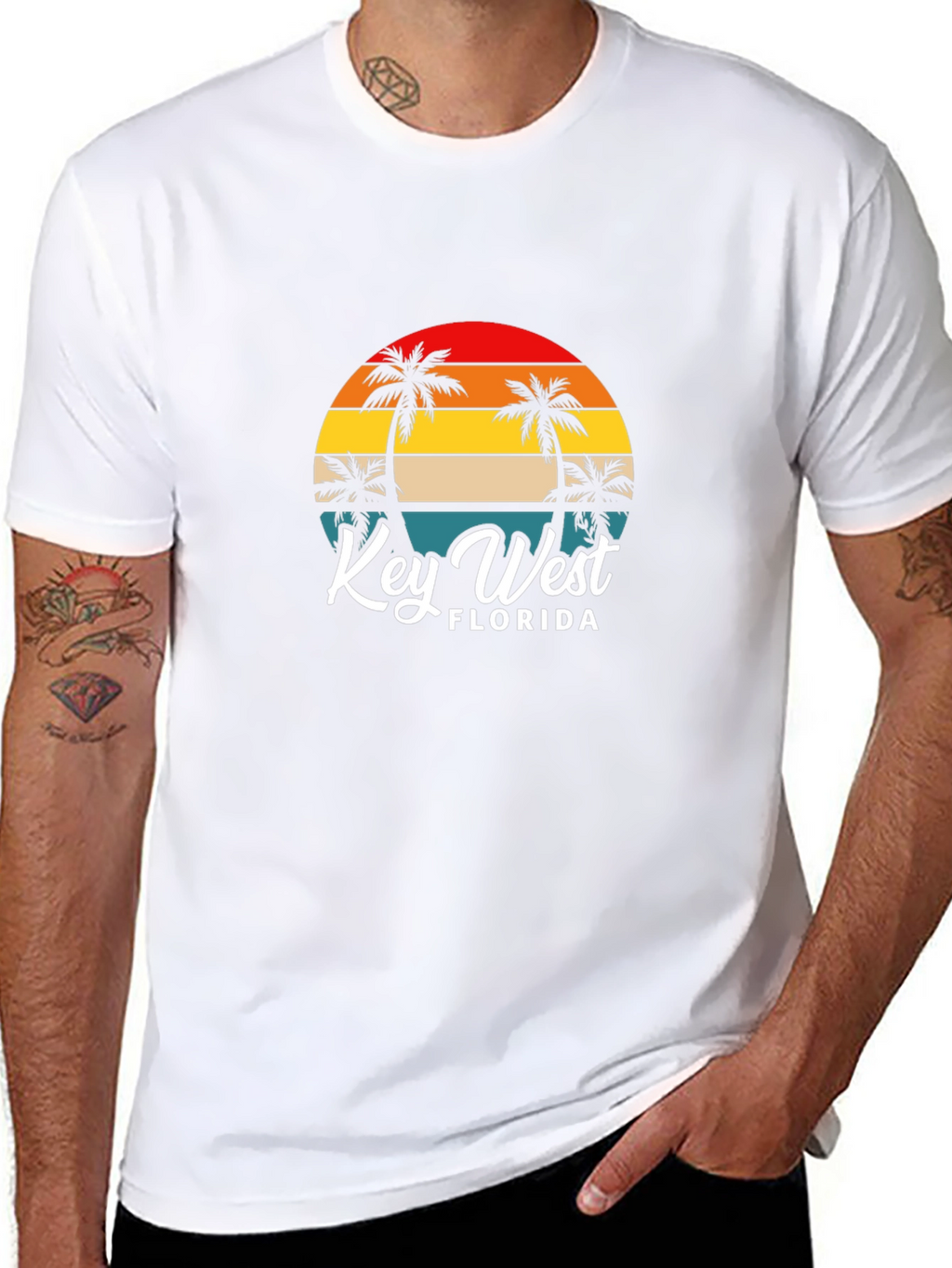 Camiseta Key West Florida Retro