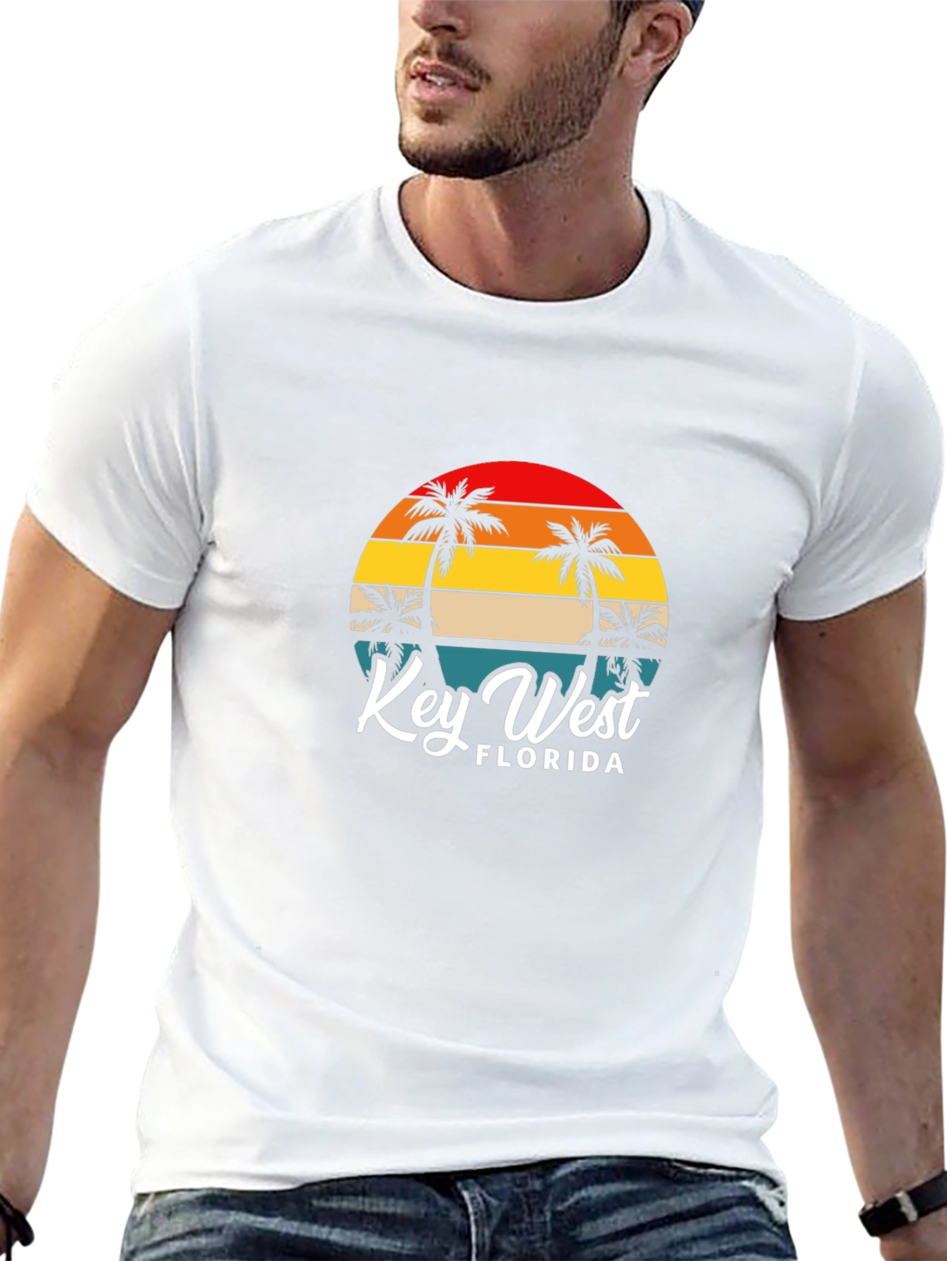Camiseta Key West Florida Retro