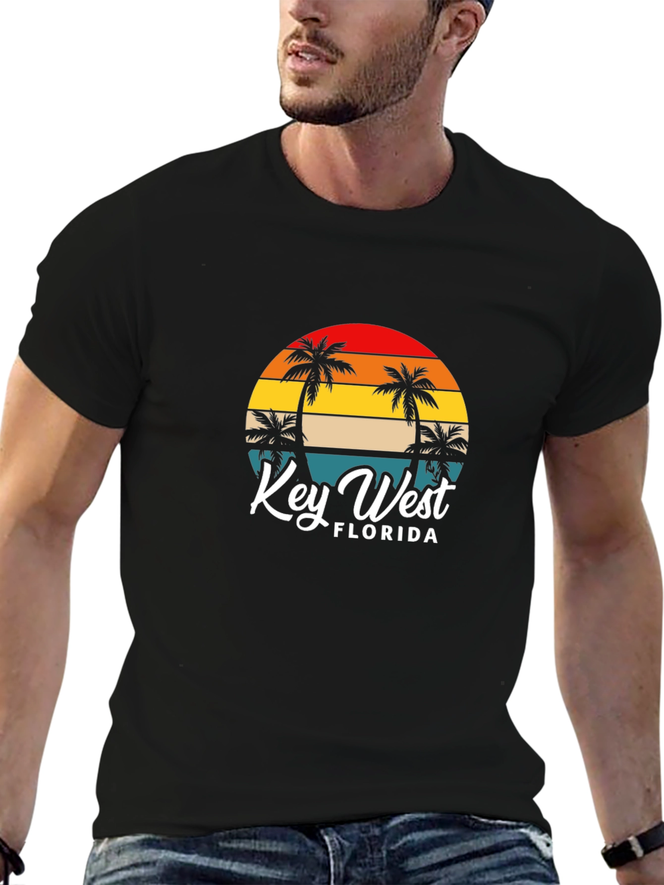 Camiseta Key West Florida Retro