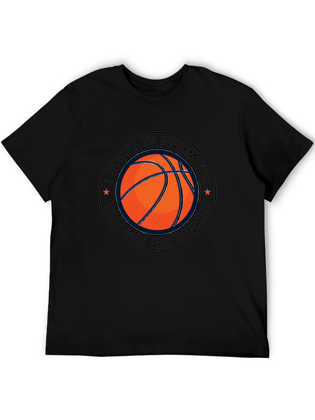 Camiseta Negra Baloncesto Banquillo