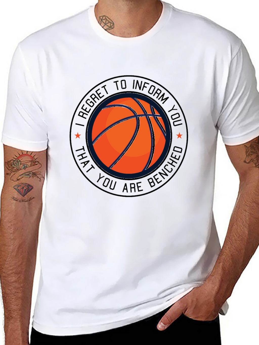 Camiseta Negra Baloncesto Banquillo