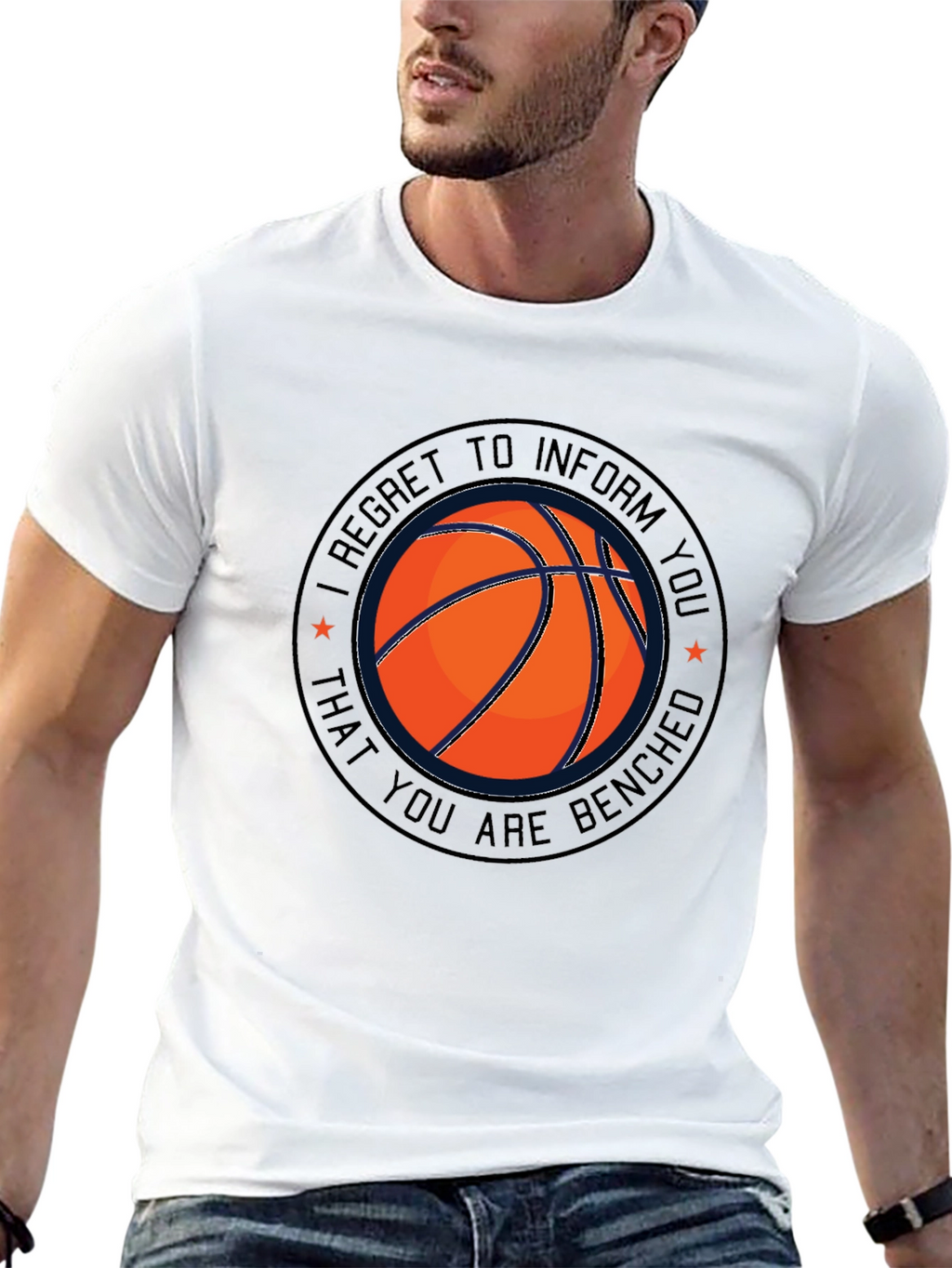 Camiseta Negra Baloncesto Banquillo