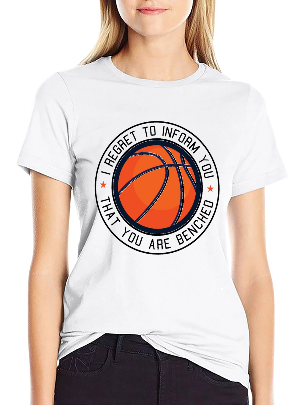 Camiseta Negra Baloncesto Banquillo