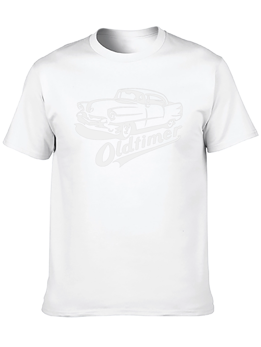 Camiseta Negra Clásica Oldtimer Coche Antiguo