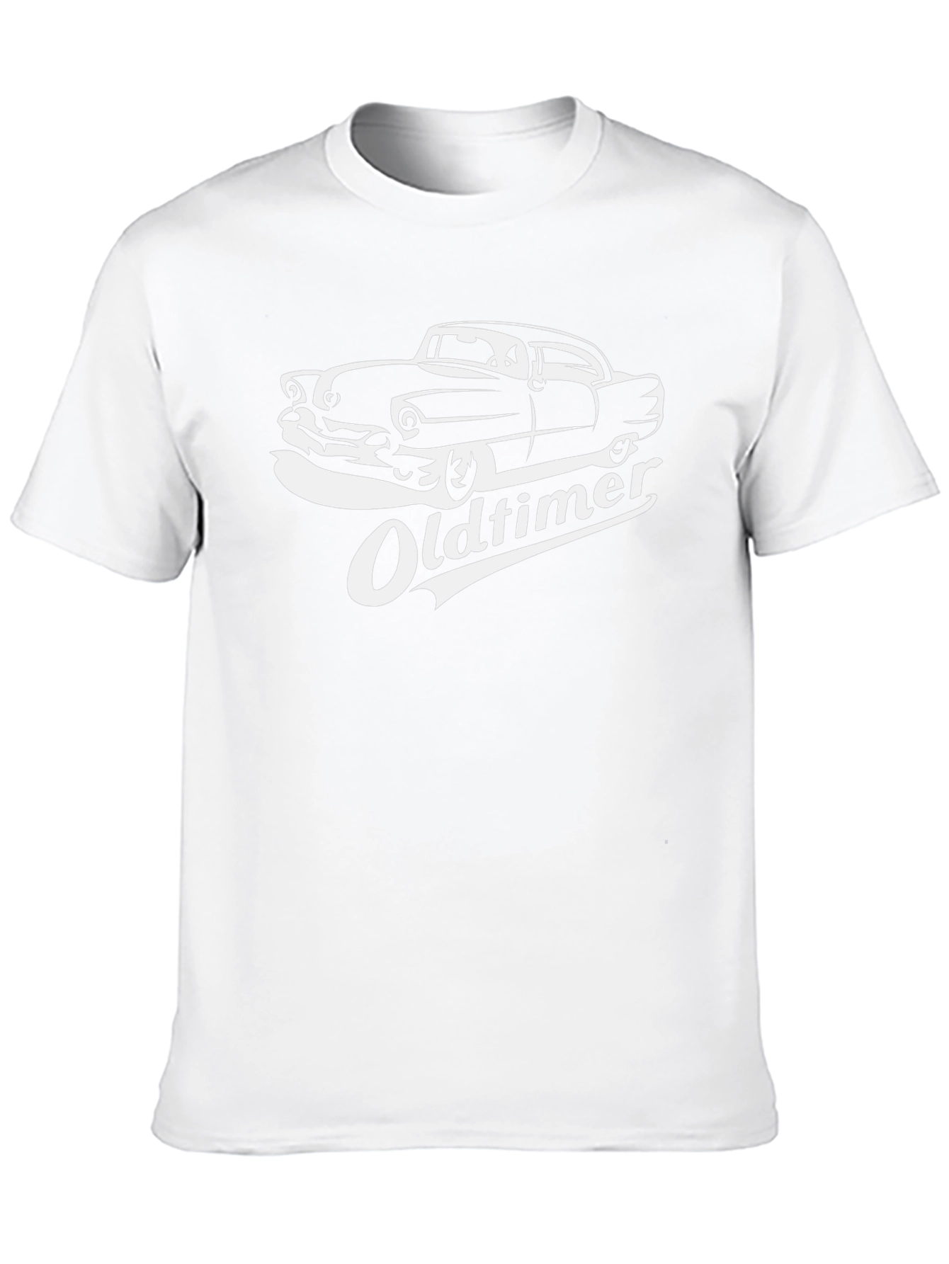 Camiseta Negra Clásica Oldtimer Coche Antiguo