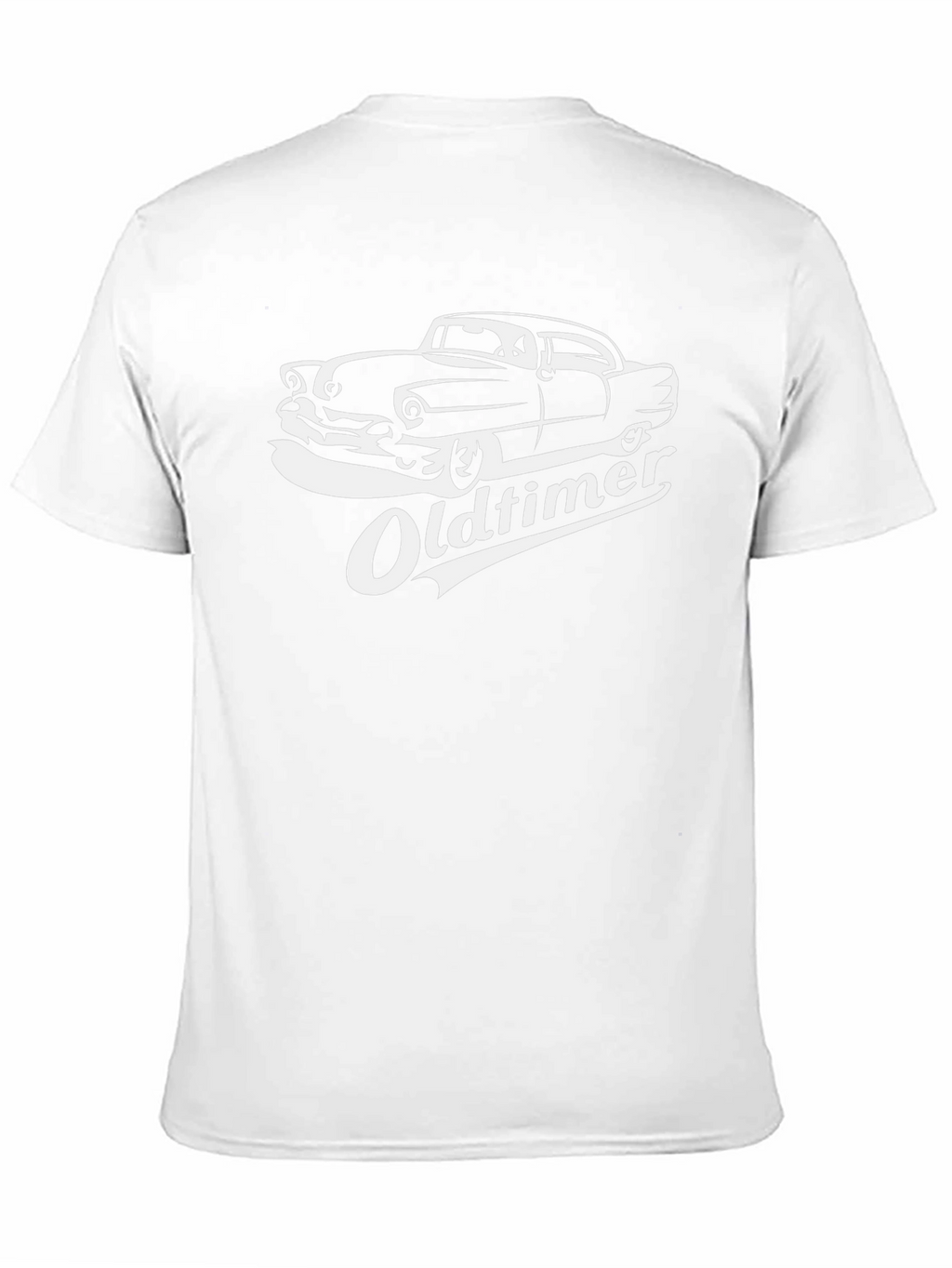 Camiseta Negra Clásica Oldtimer Coche Antiguo