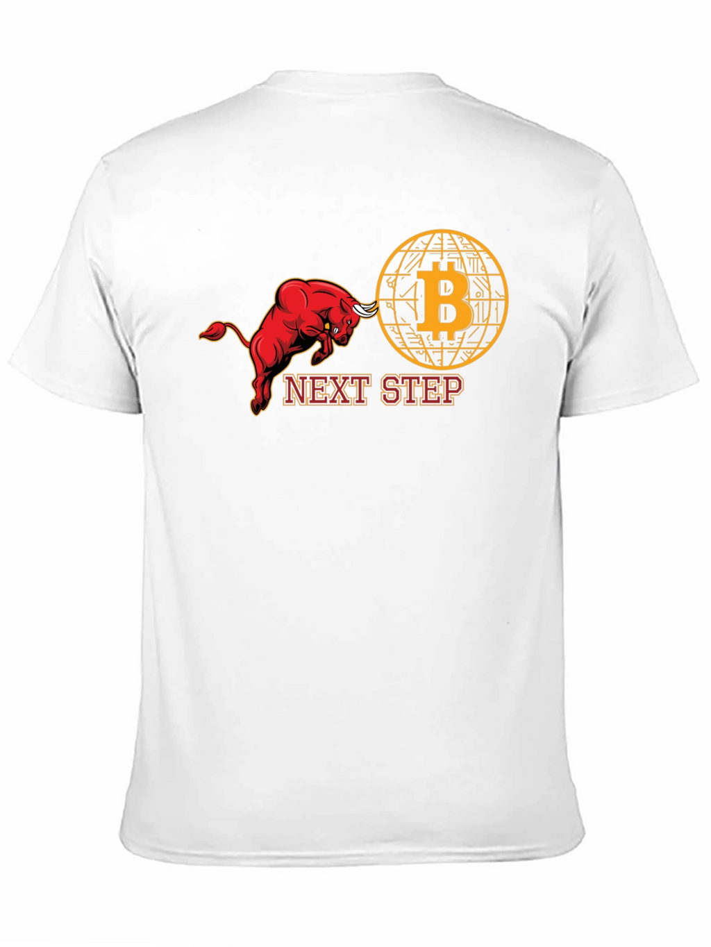 Camiseta Negra Bitcoin Next Step