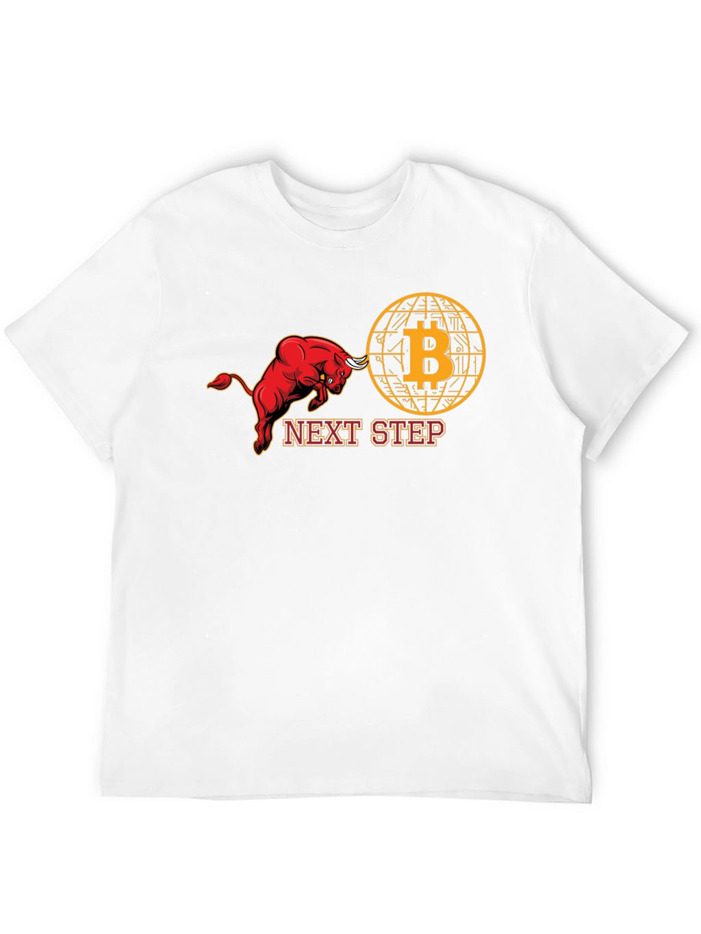 Camiseta Negra Bitcoin Next Step