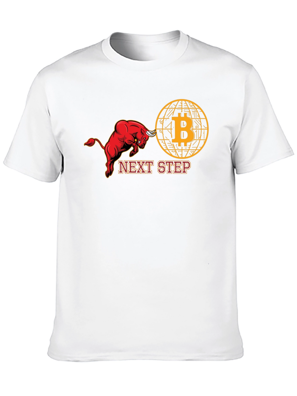 Camiseta Negra Bitcoin Next Step