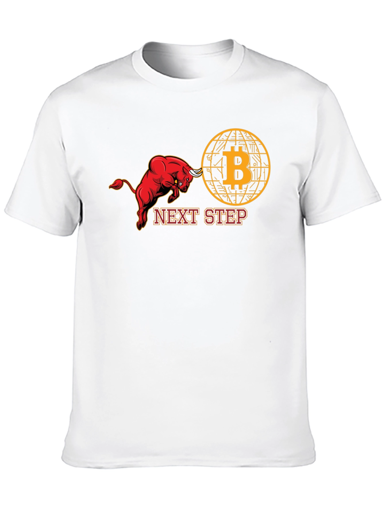 Camiseta Negra Bitcoin Next Step