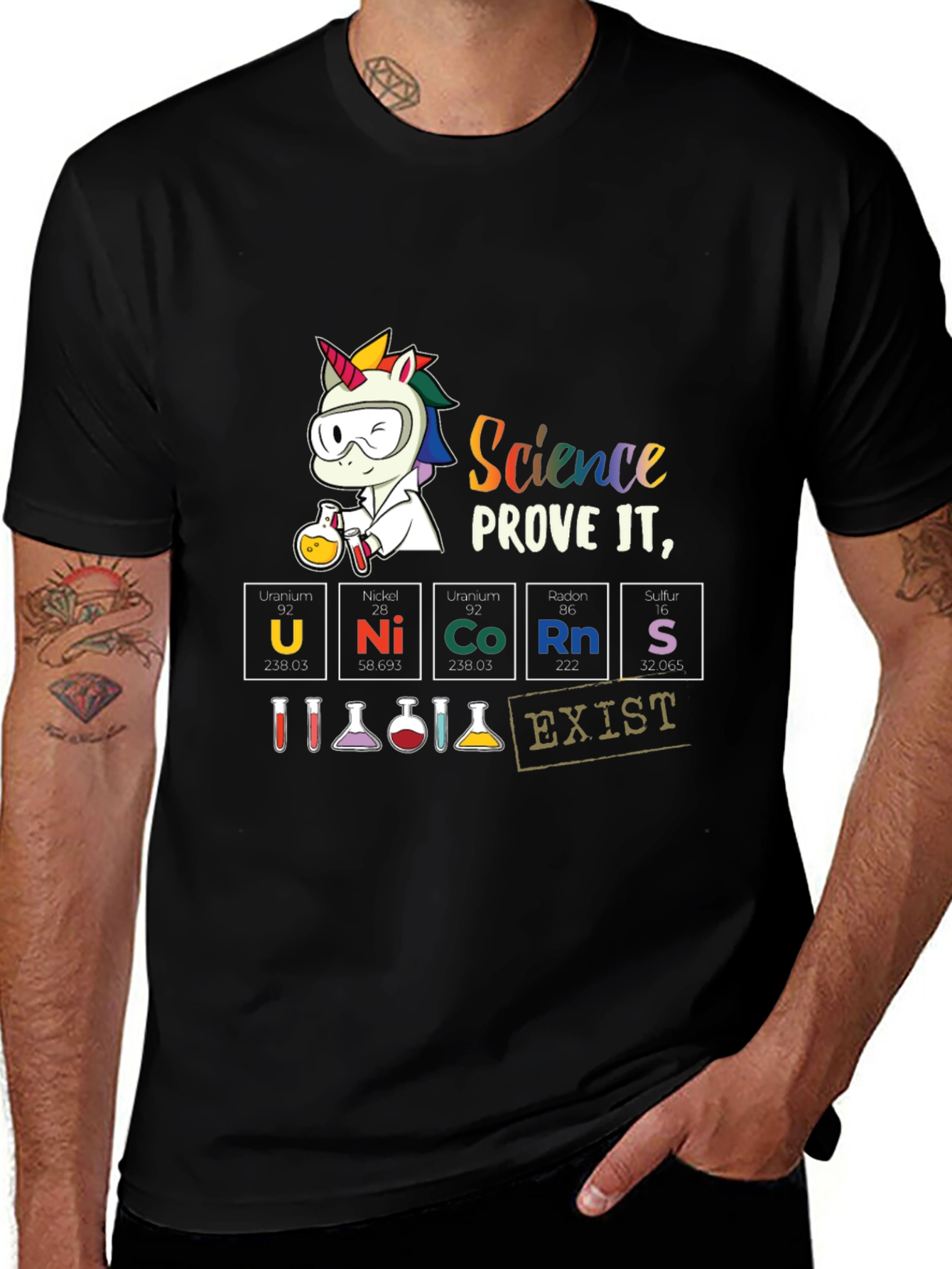 Camiseta Ciencia Unicornios - ¡Pruébalo!