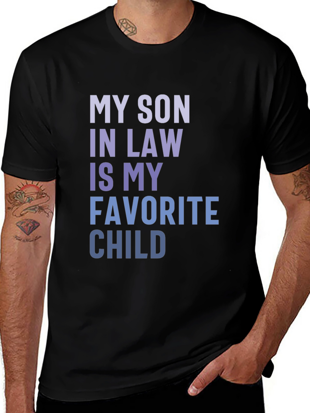Camiseta Hombre: Mi Yerno Hijo Favorito