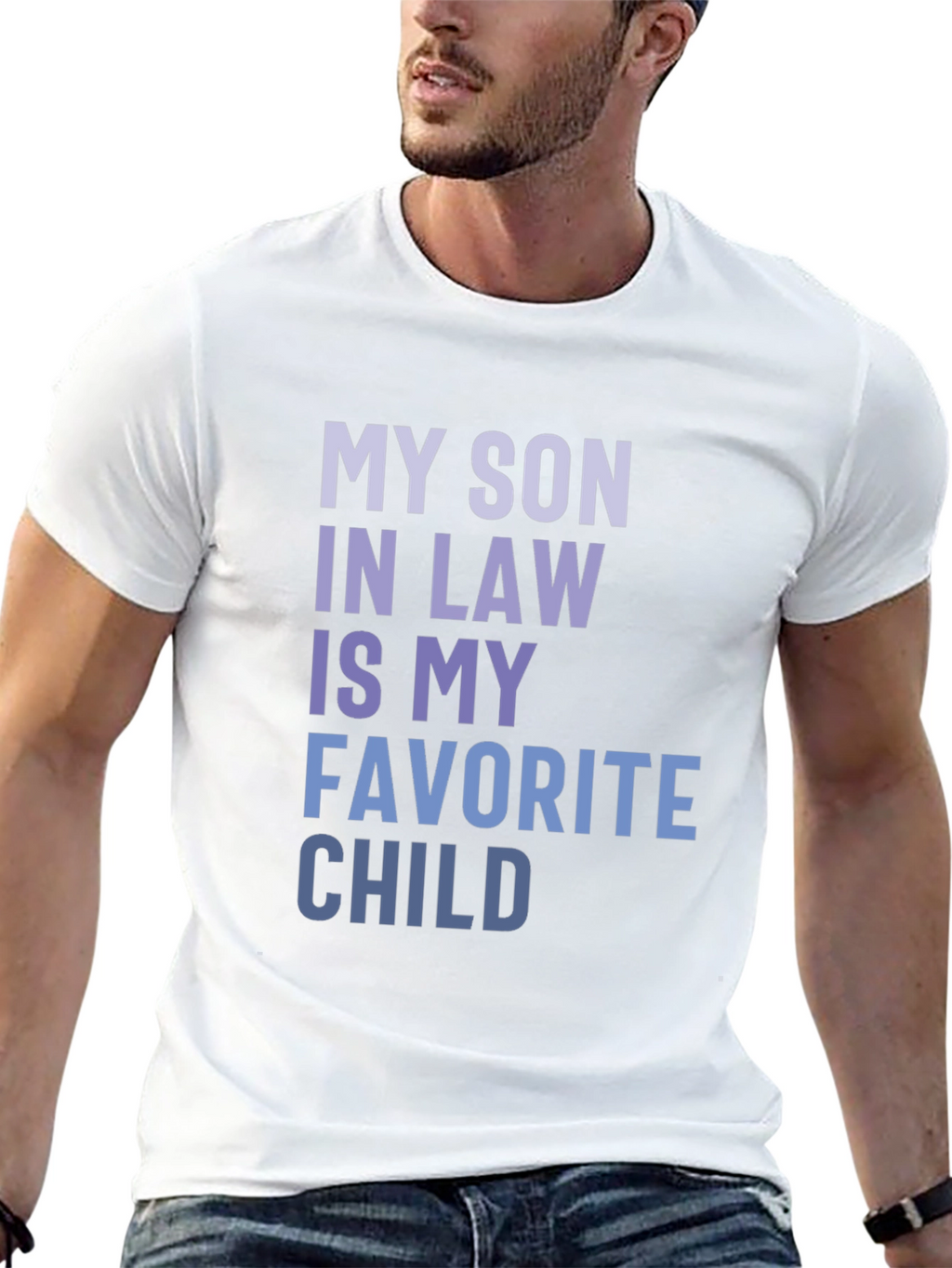 Camiseta Hombre: Mi Yerno Hijo Favorito