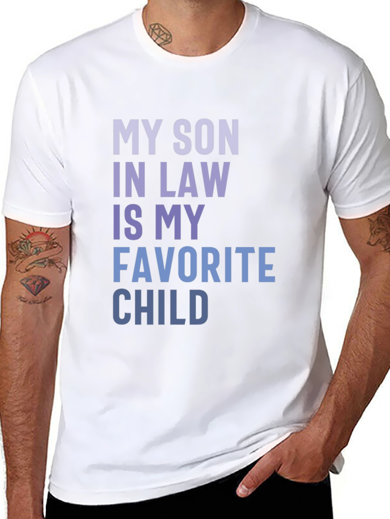 Camiseta Hombre: Mi Yerno Hijo Favorito