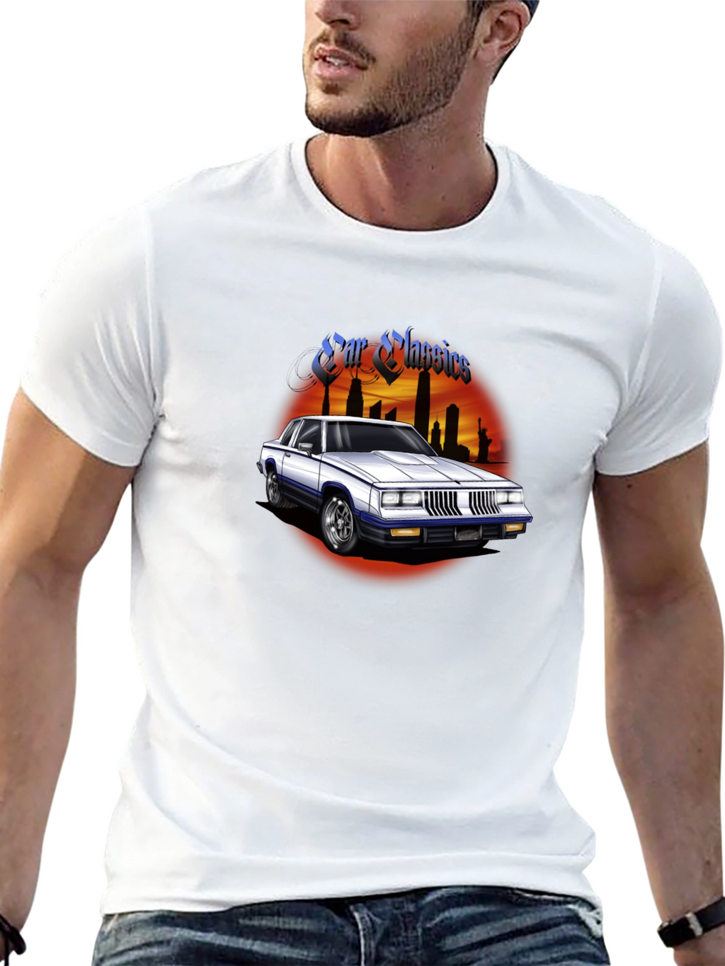 Camiseta Clásicos Automovilísticos Diseño Urbano