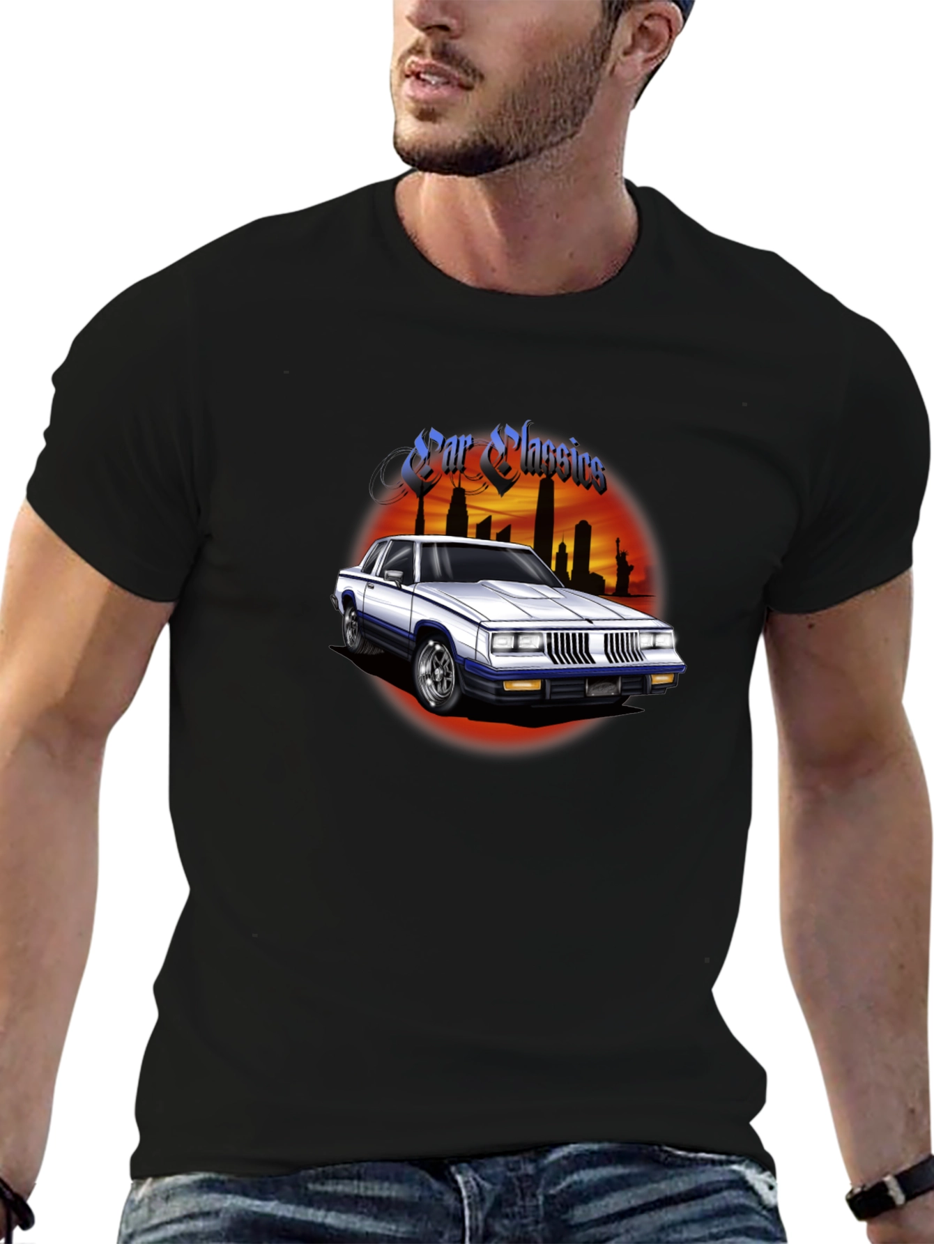 Camiseta Clásicos Automovilísticos Diseño Urbano