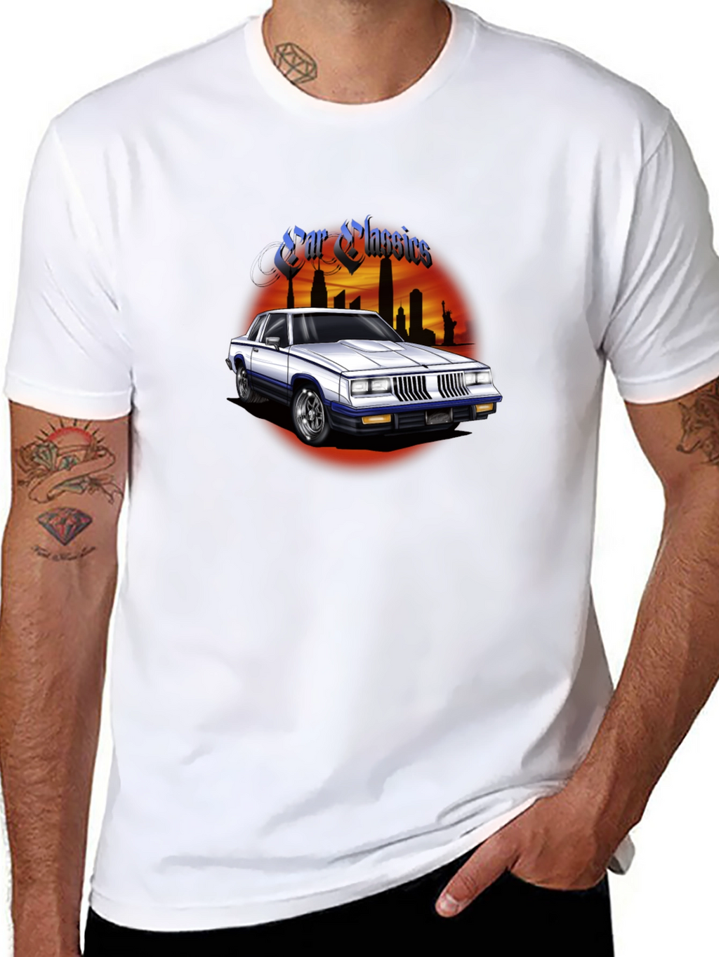 Camiseta Clásicos Automovilísticos Diseño Urbano
