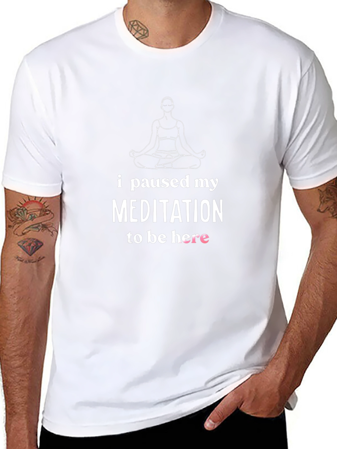 Camiseta Meditación Pausada - Humor Yoga