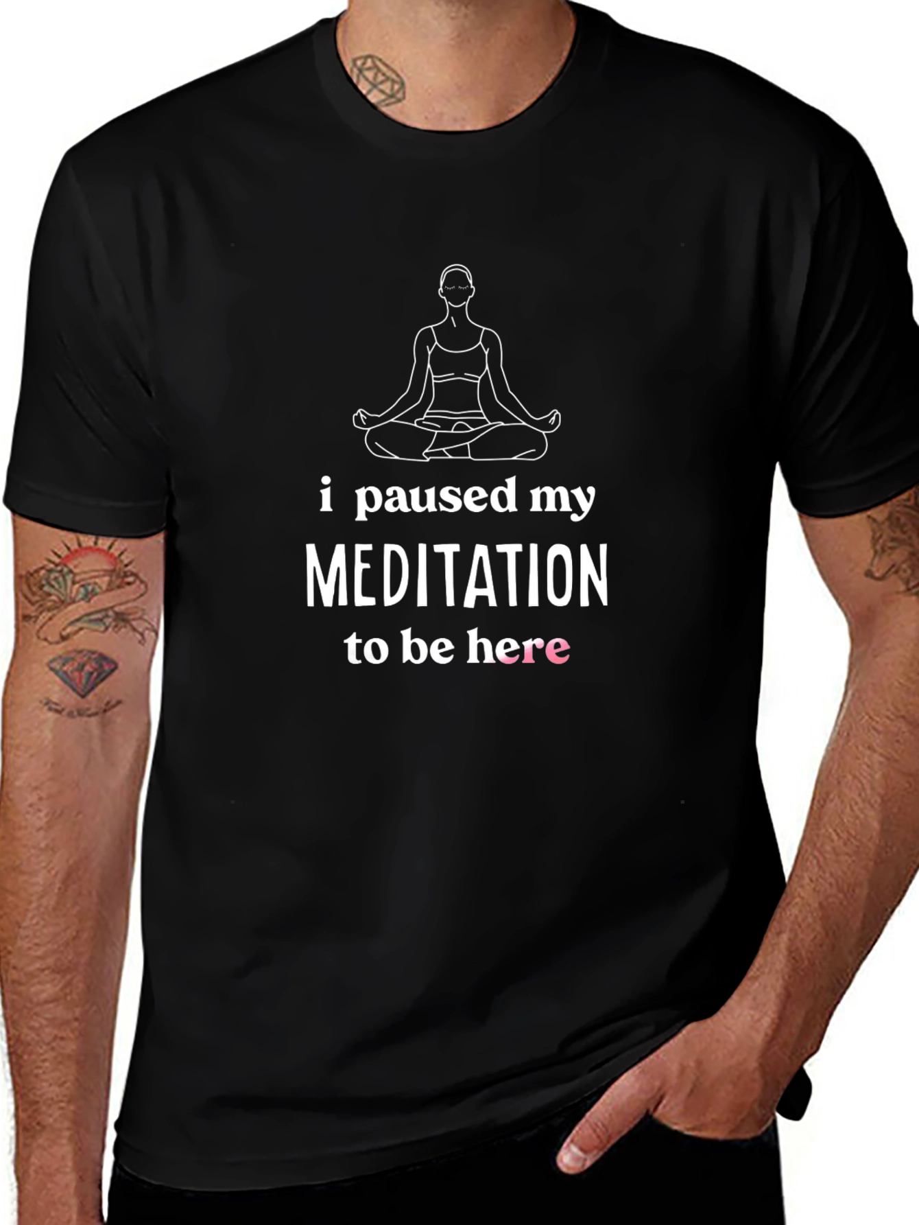 Camiseta Meditación Pausada - Humor Yoga
