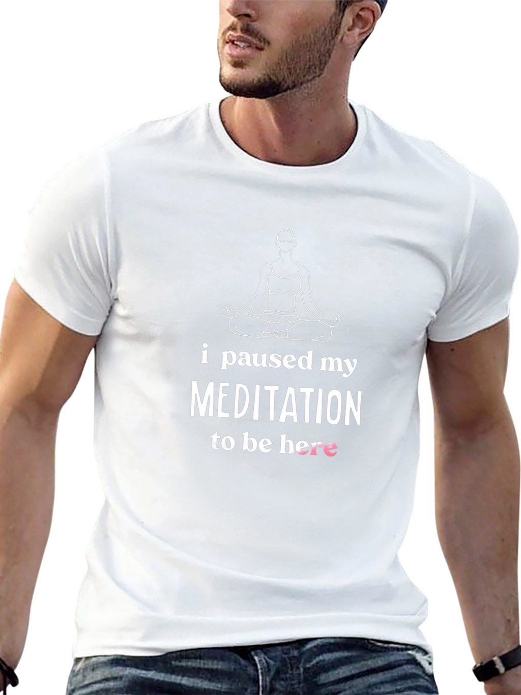 Camiseta Meditación Pausada - Humor Yoga