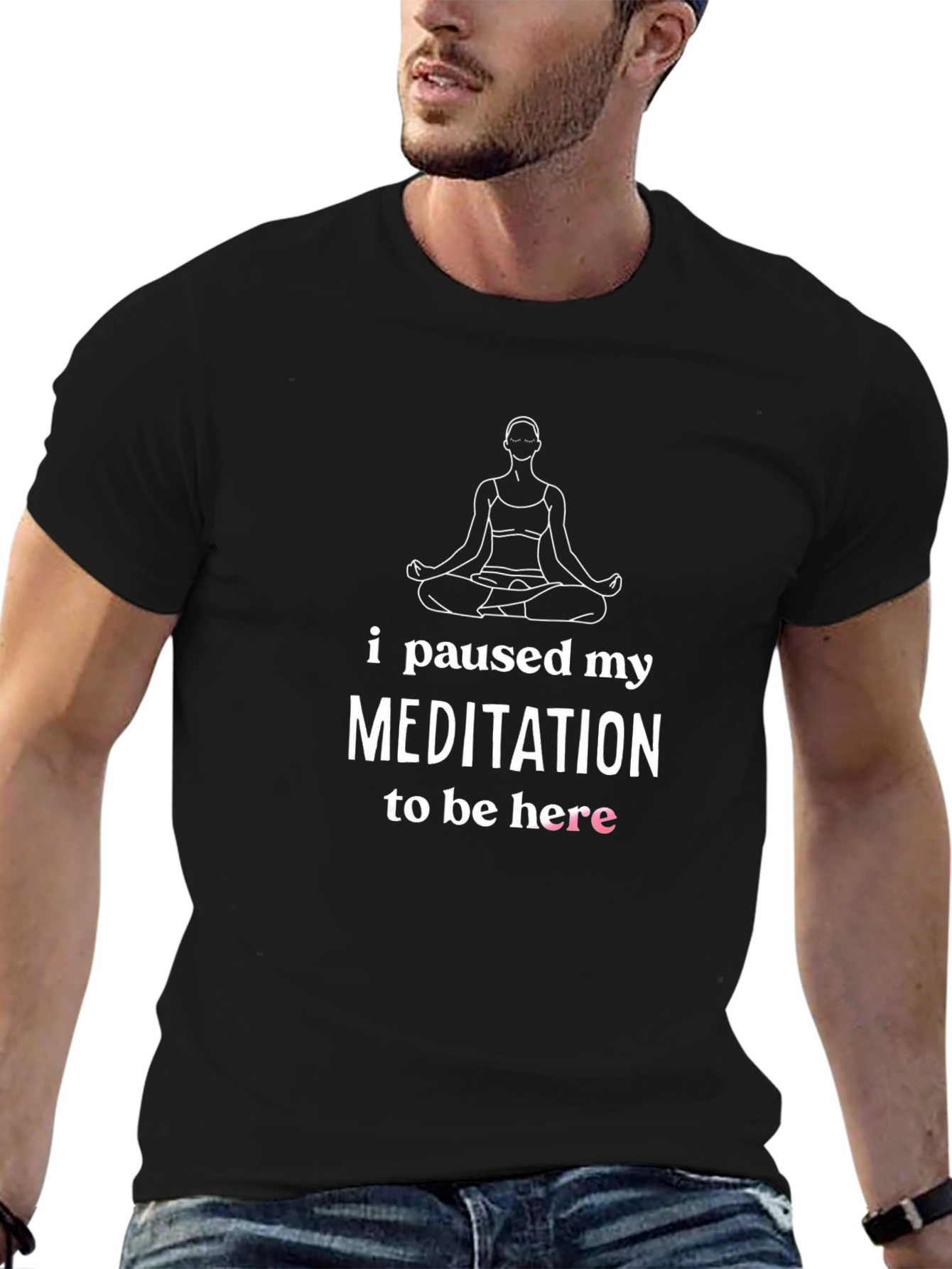 Camiseta Meditación Pausada - Humor Yoga