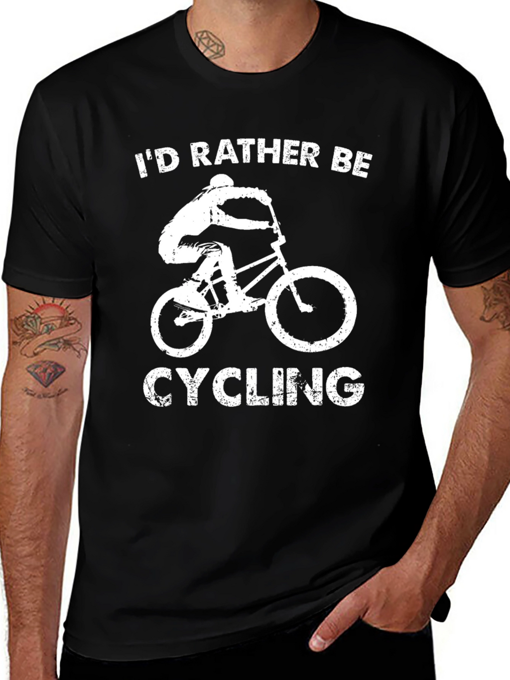 Camiseta Ciclismo: Preferiría Estar Pedaleando