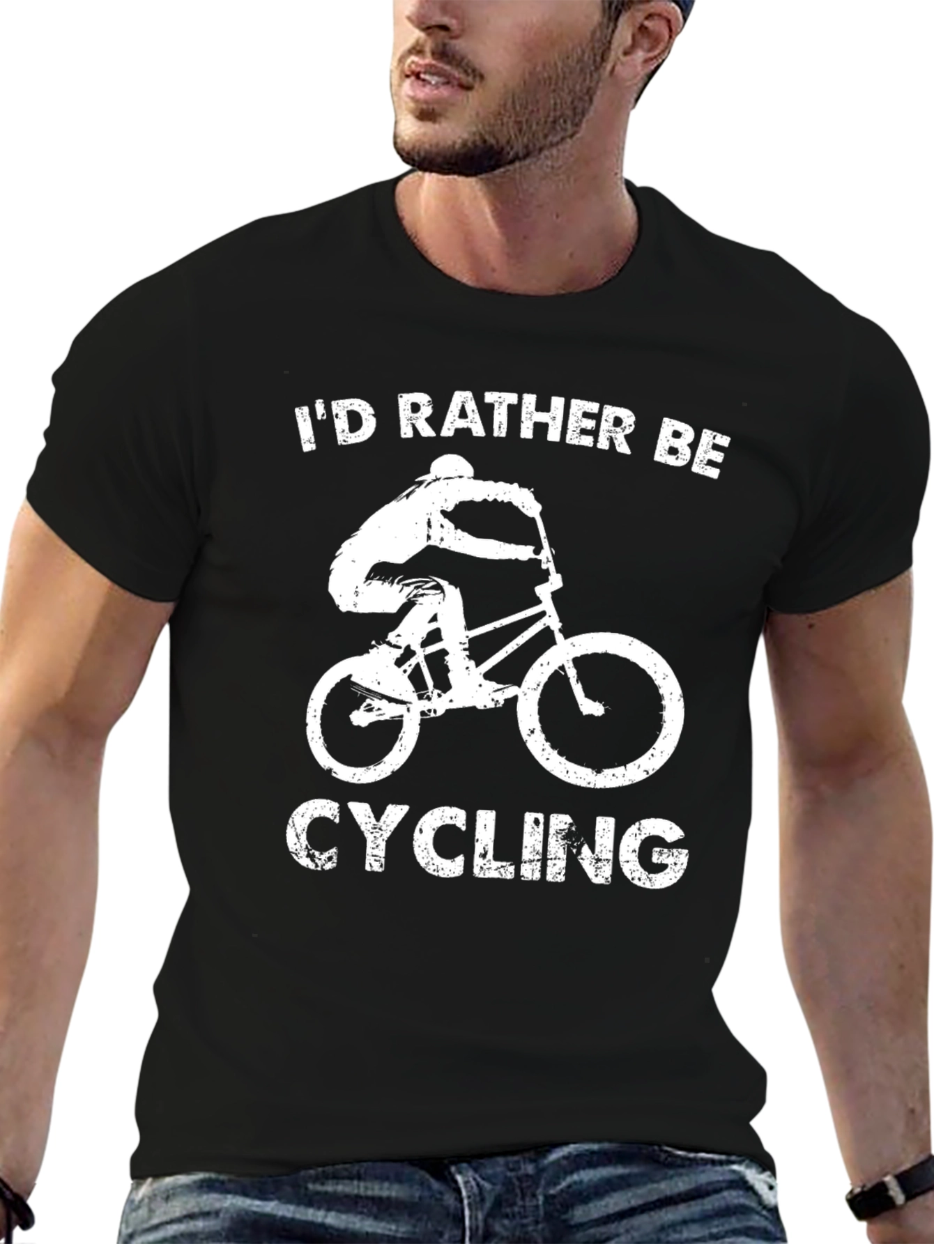 Camiseta Ciclismo: Preferiría Estar Pedaleando