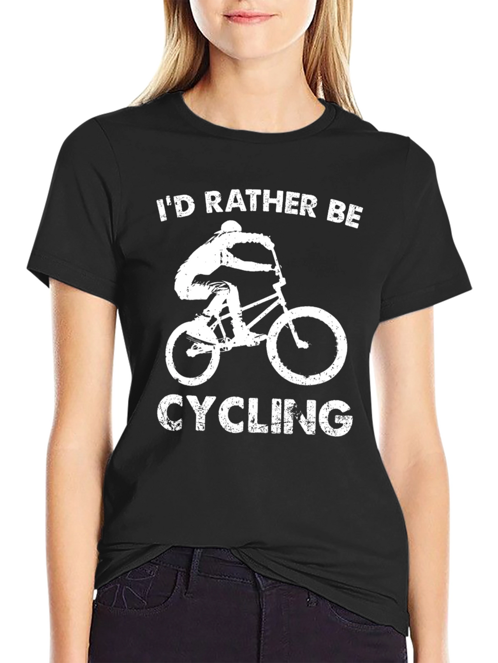 Camiseta Ciclismo: Preferiría Estar Pedaleando