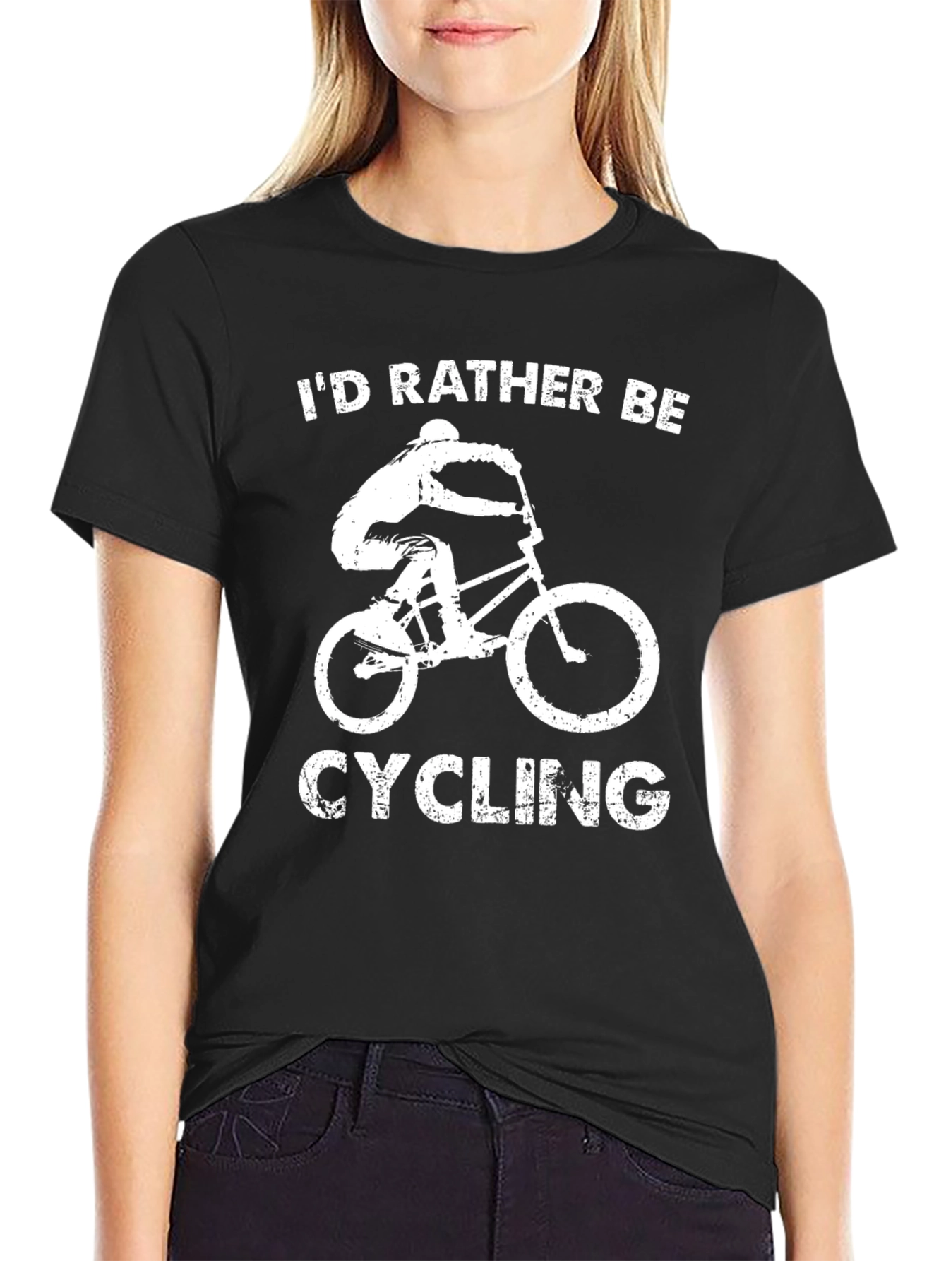 Camiseta Ciclismo: Preferiría Estar Pedaleando