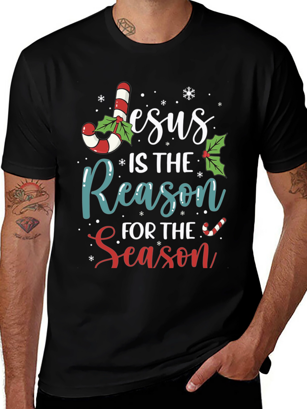 Camiseta Navideña: Jesús es la Razón