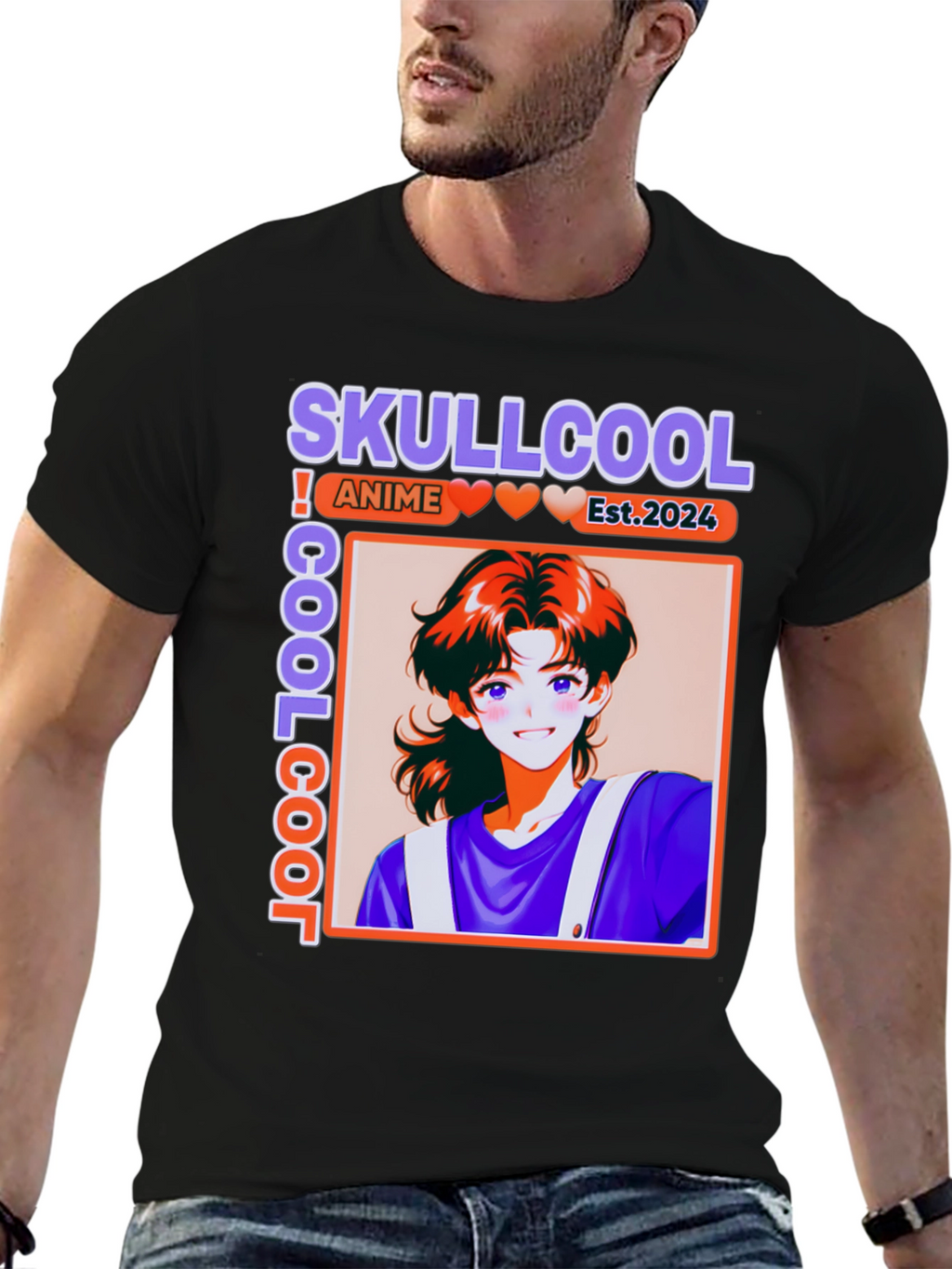 Camiseta Anime Skullcool Est. 2024