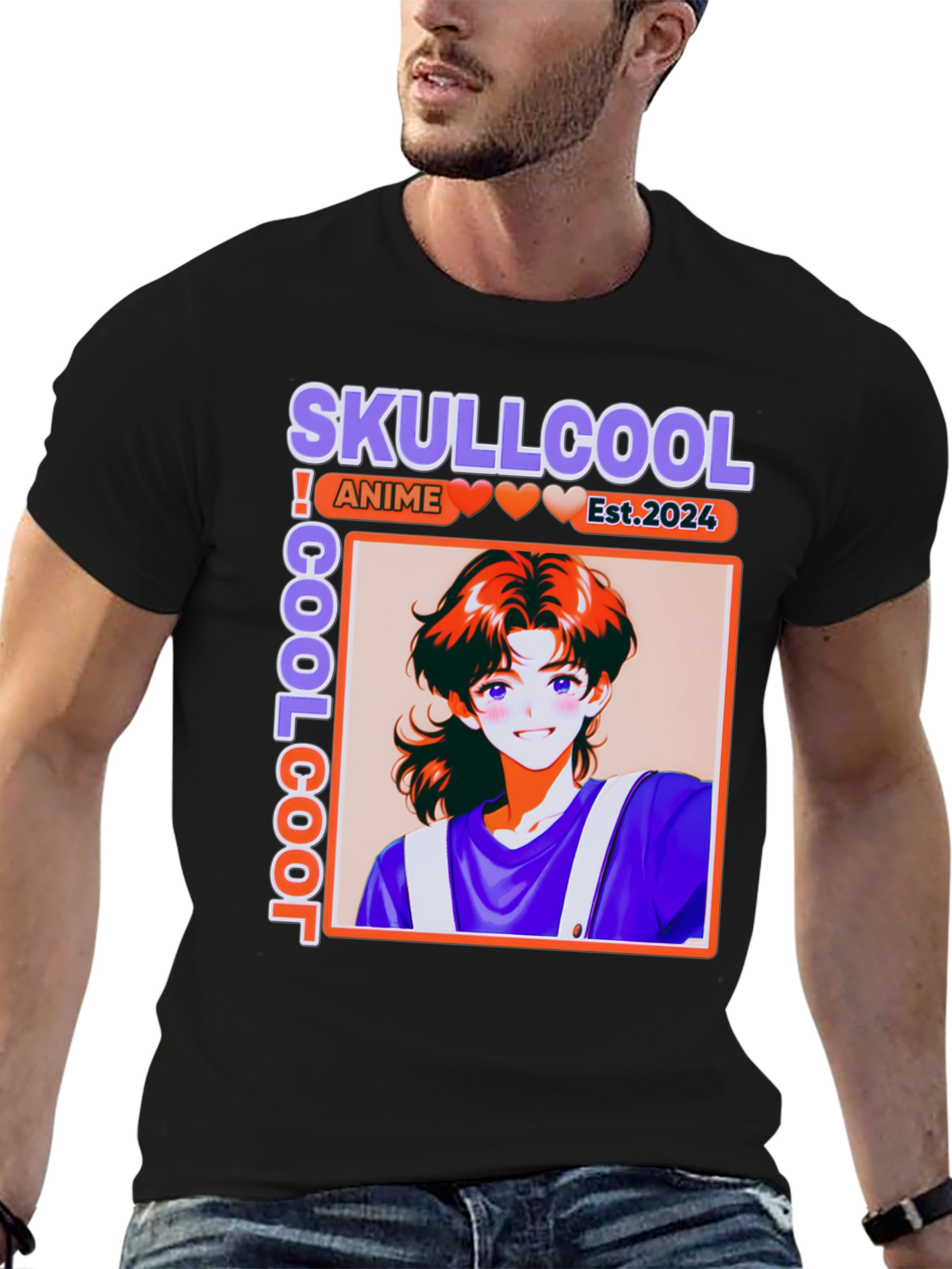 Camiseta Anime Skullcool Est. 2024