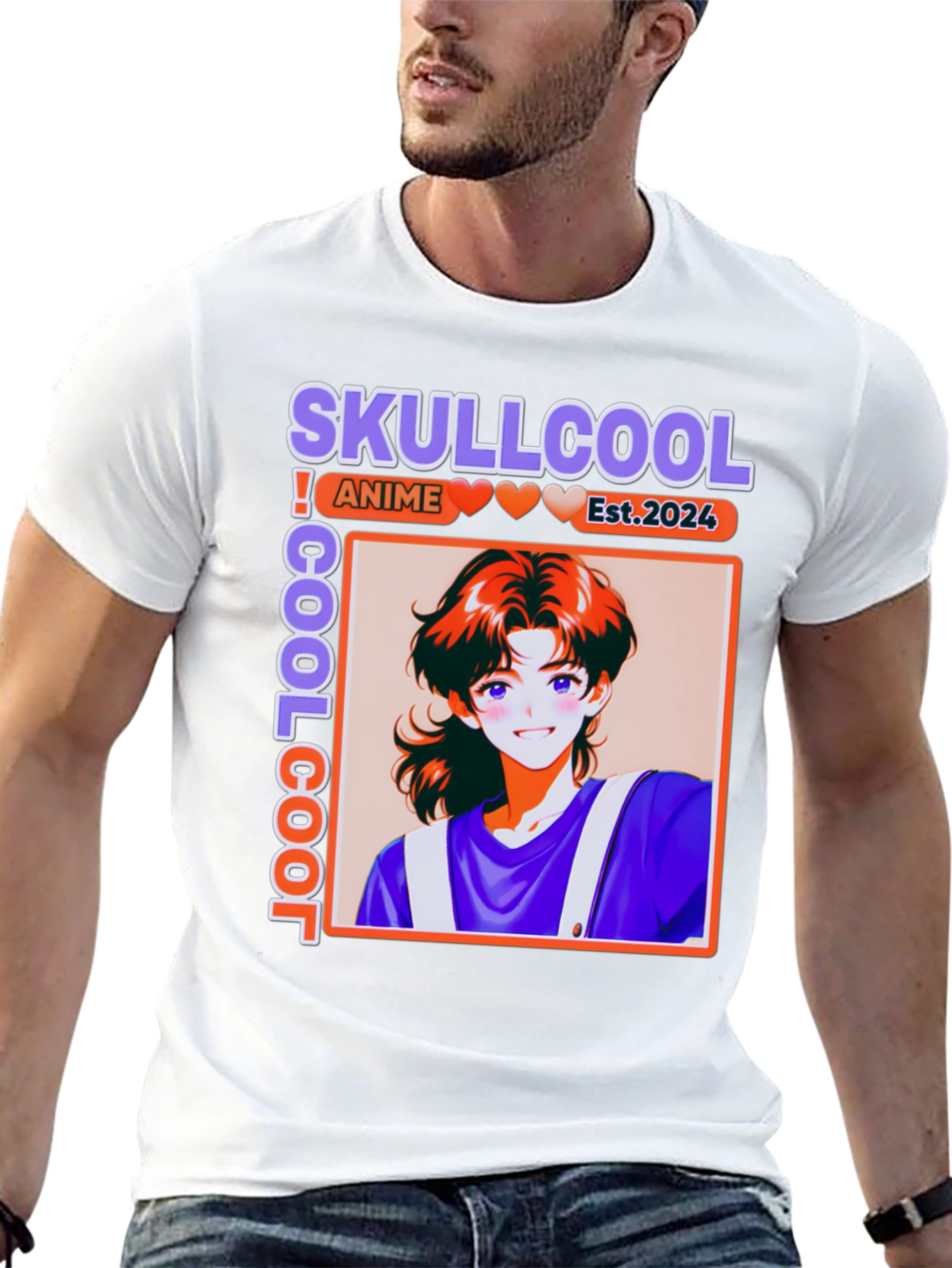 Camiseta Anime Skullcool Est. 2024