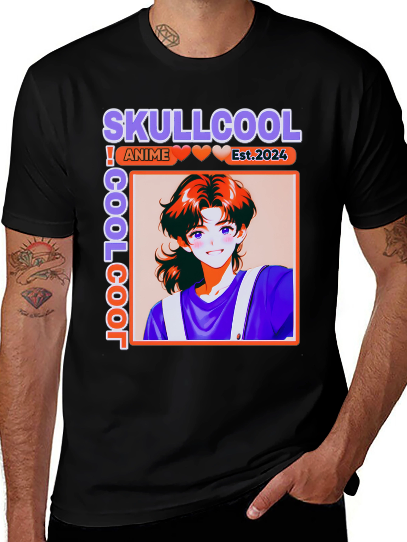 Camiseta Anime Skullcool Est. 2024