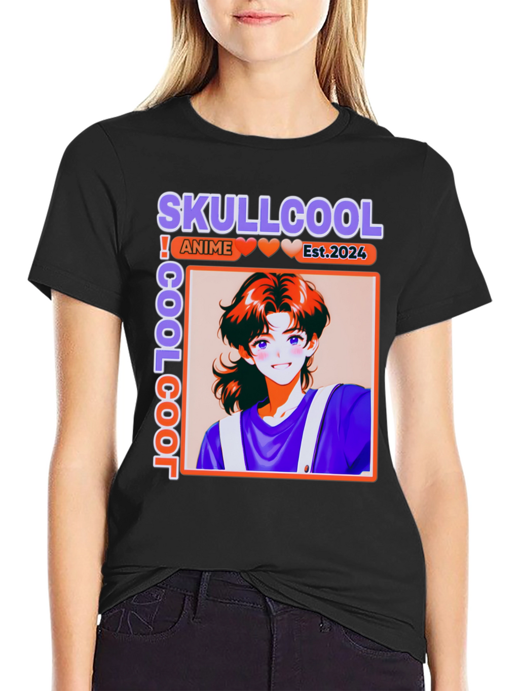 Camiseta Anime Skullcool Est. 2024