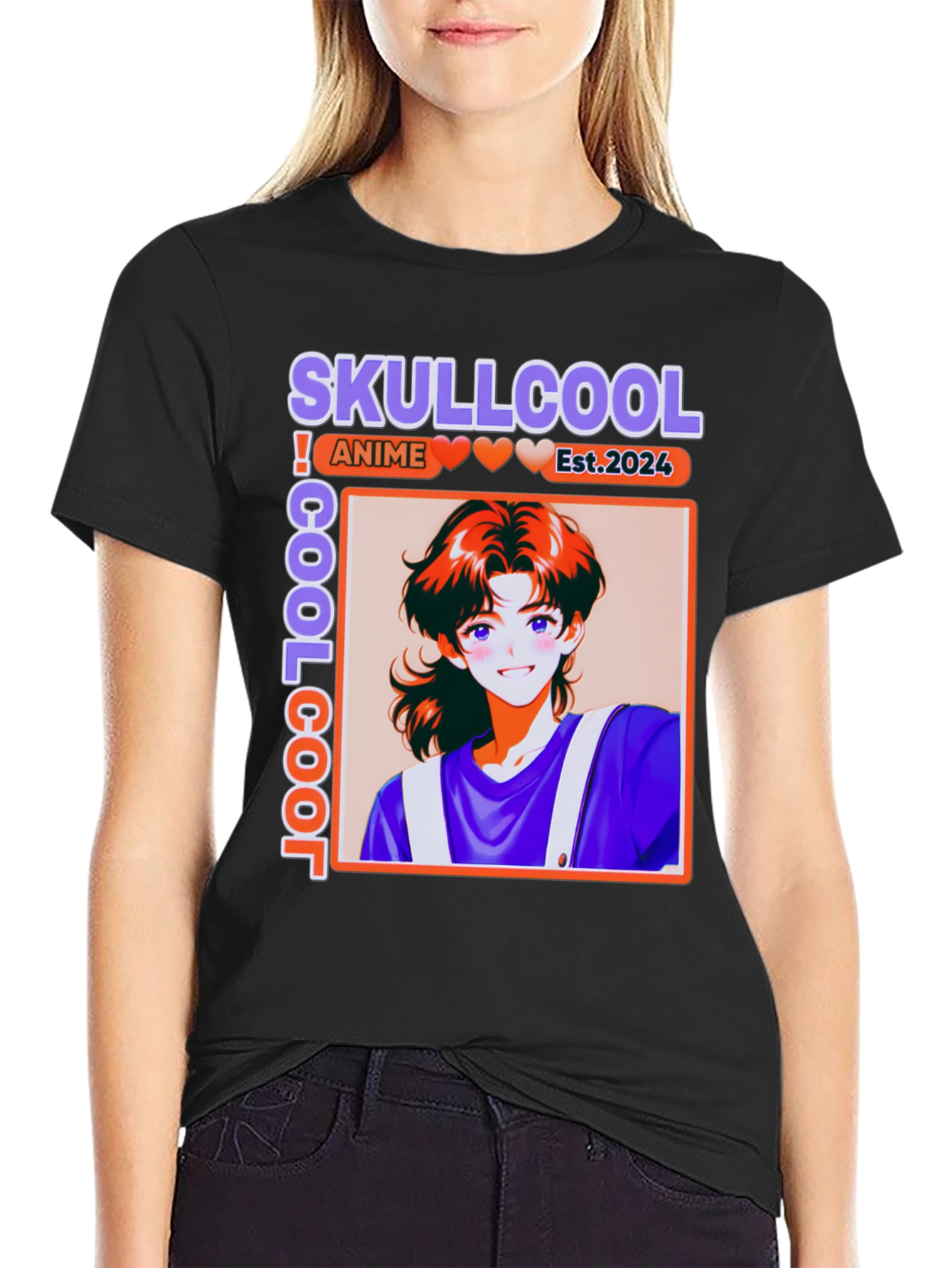 Camiseta Anime Skullcool Est. 2024