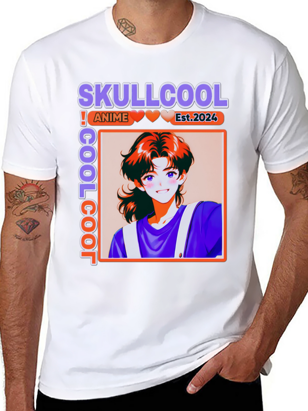 Camiseta Anime Skullcool Est. 2024