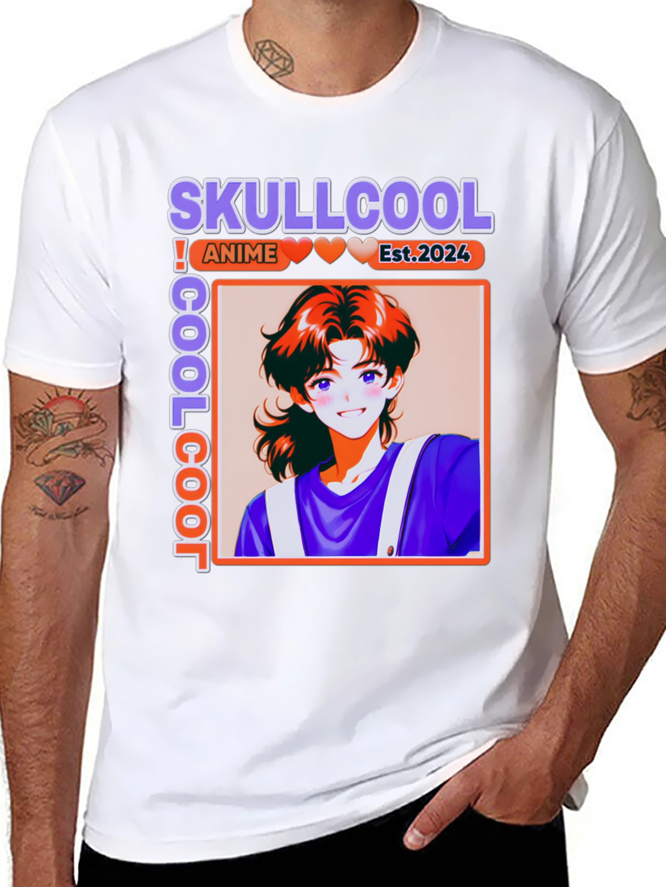 Camiseta Anime Skullcool Est. 2024