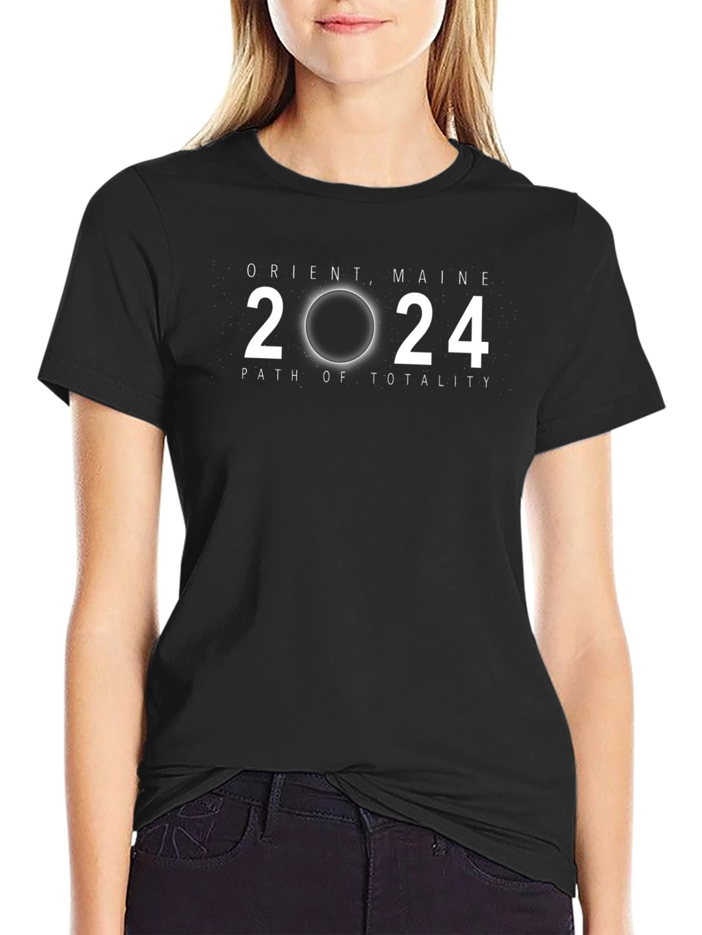 Camiseta Eclipse Solar Orient Maine 2024