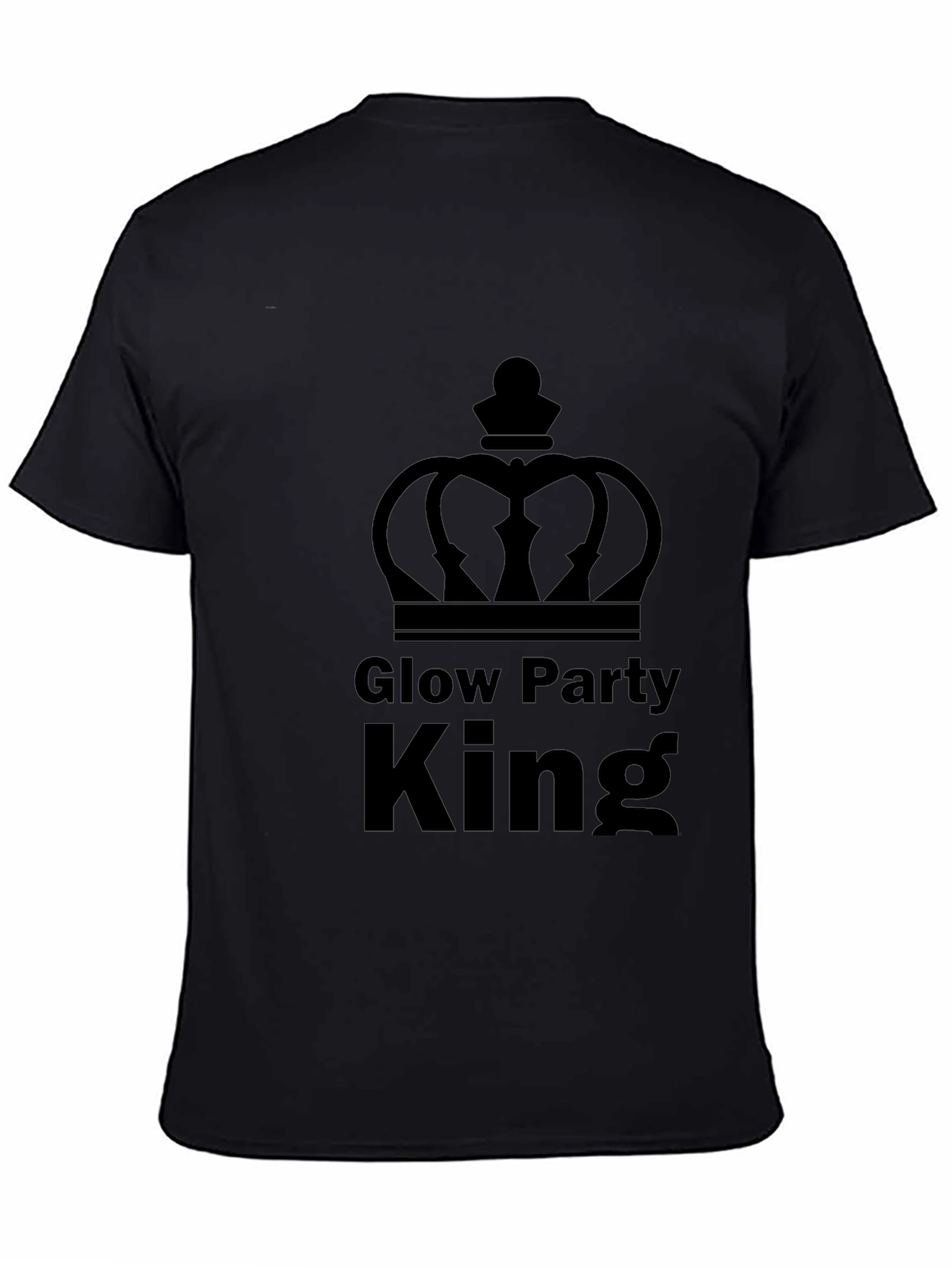 Camiseta Hombre Rey Fiesta Glow