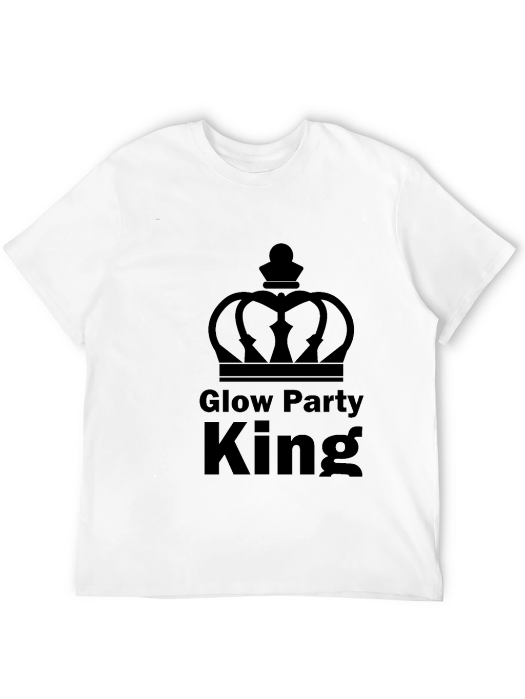 Camiseta Hombre Rey Fiesta Glow