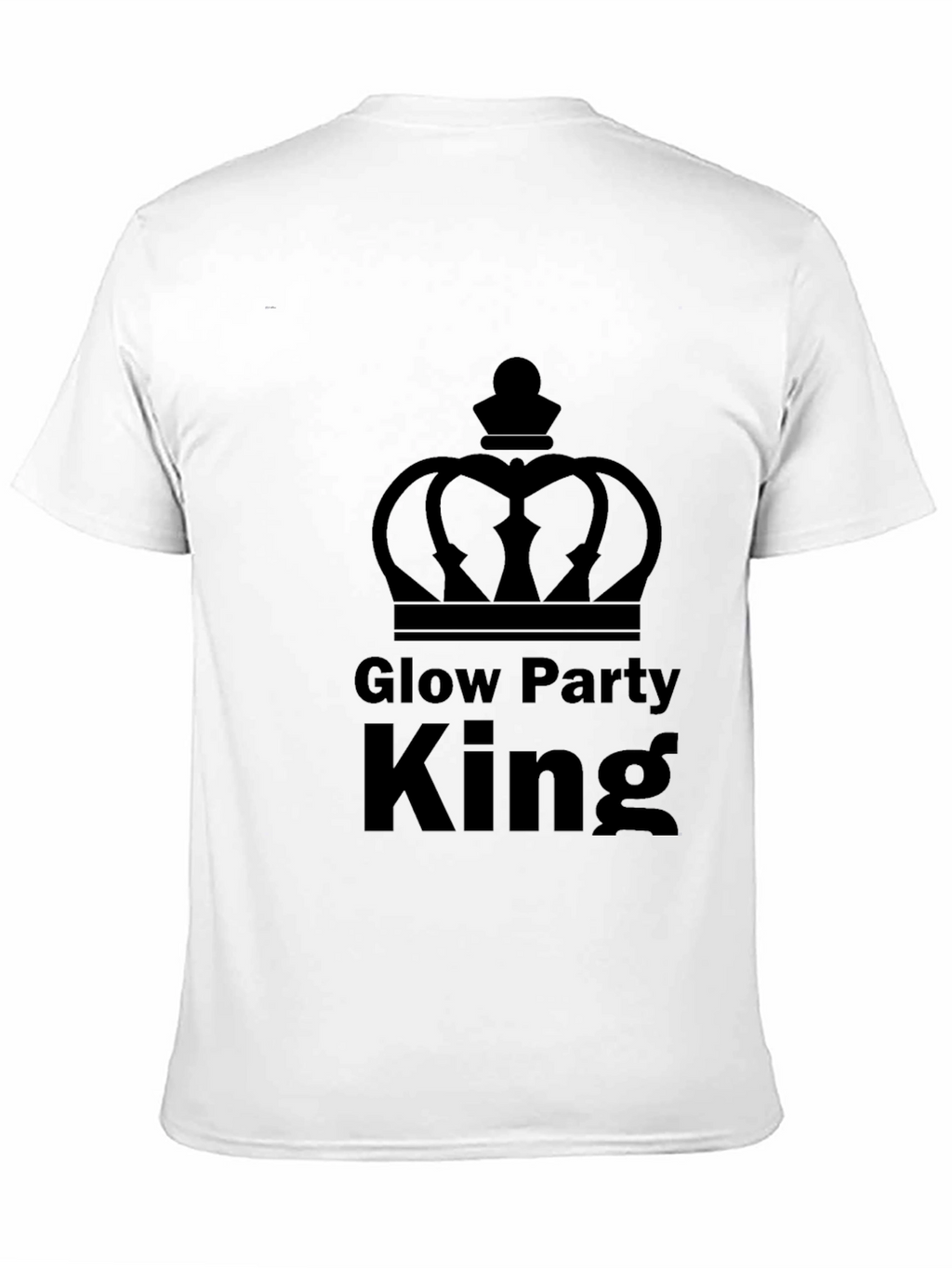 Camiseta Hombre Rey Fiesta Glow