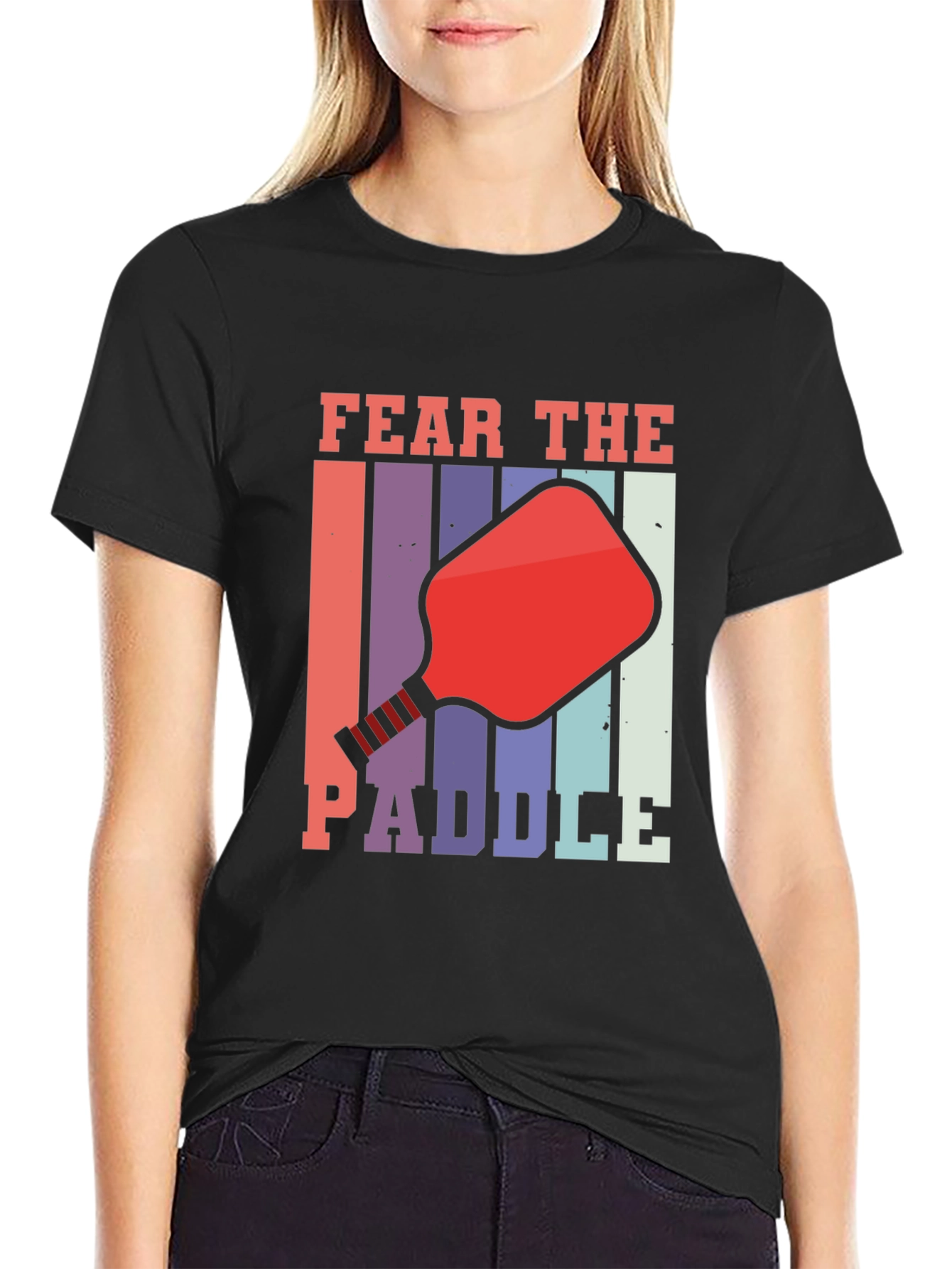 Camiseta Fear The Paddle para amantes del pickleball