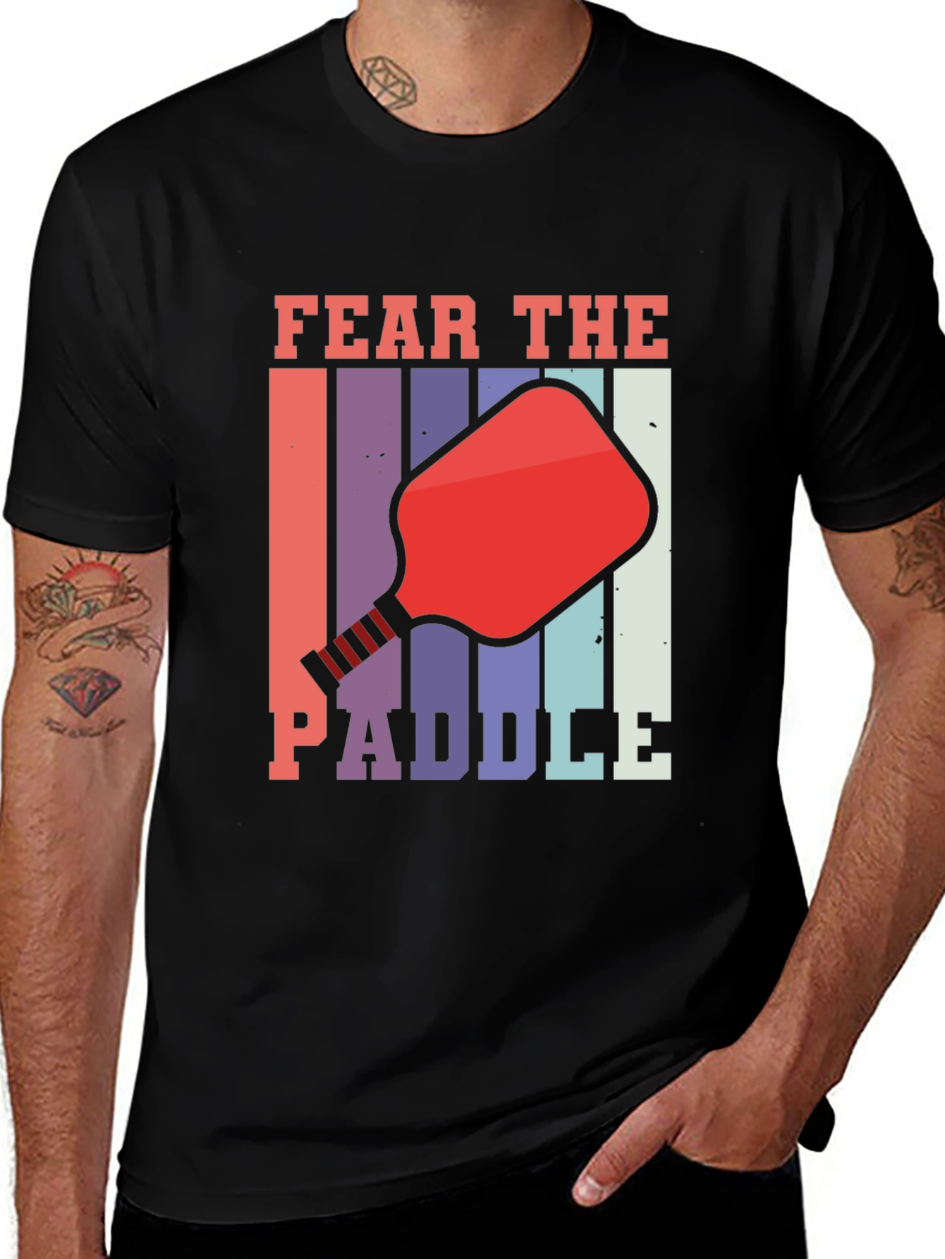 Camiseta Fear The Paddle para amantes del pickleball