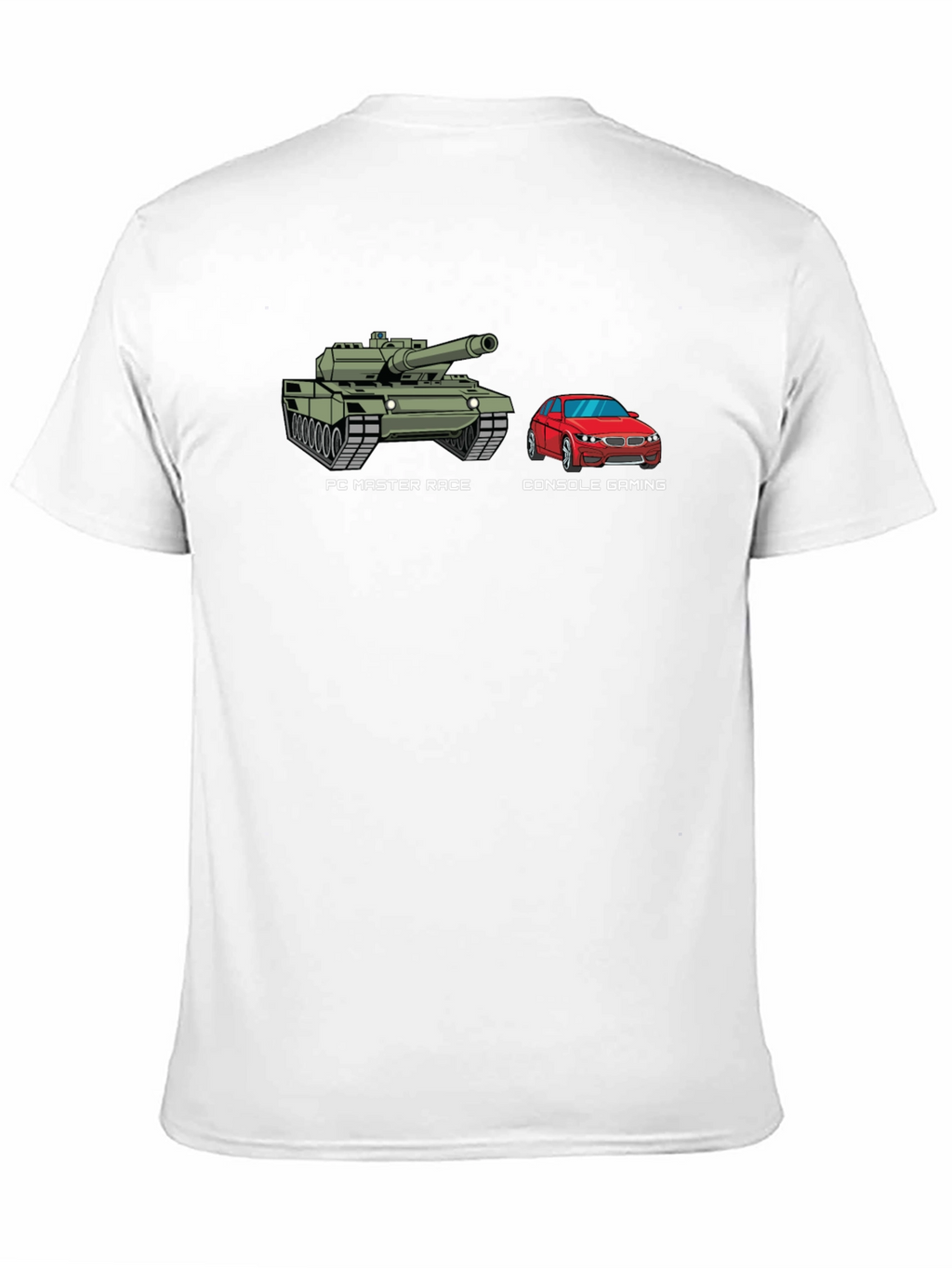 Camiseta Gaming: PC Master Race vs Consola