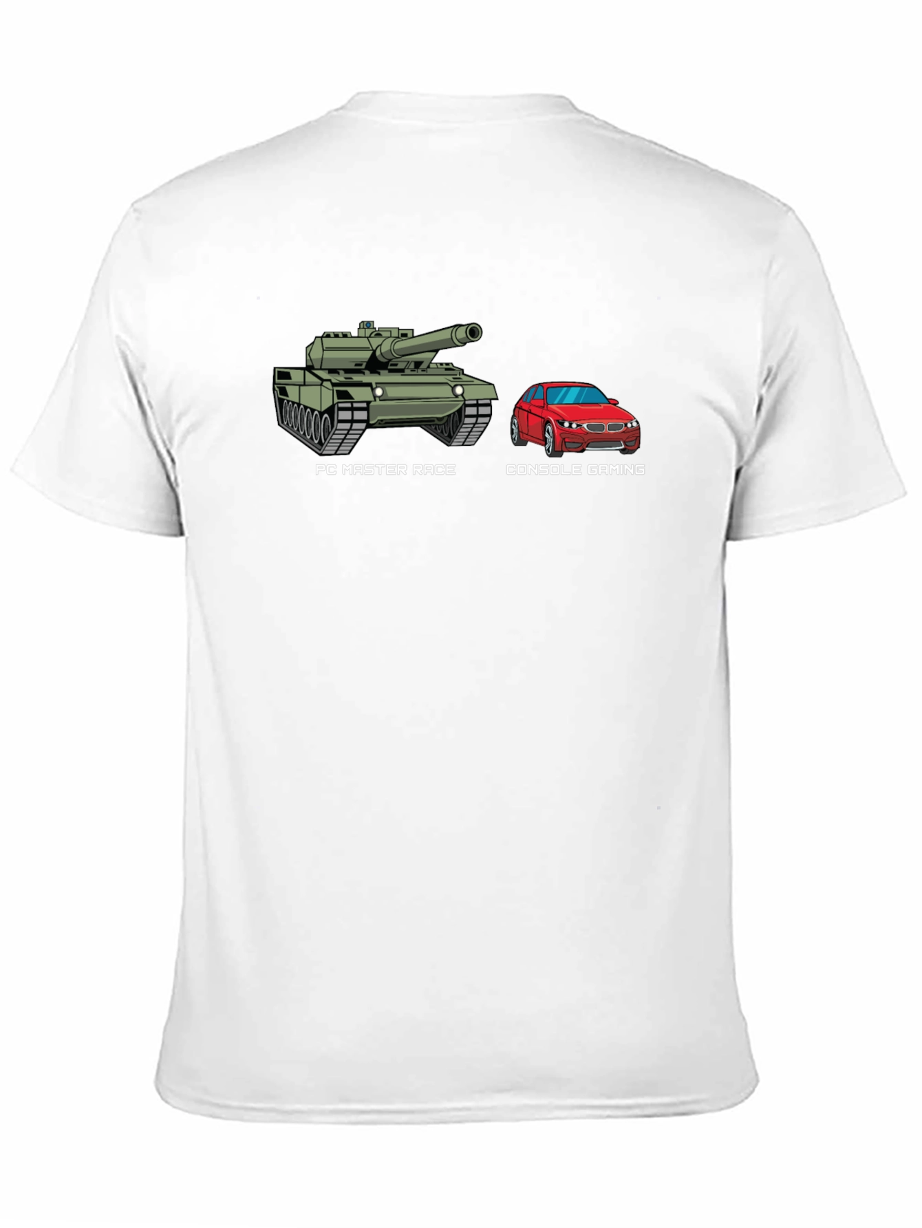 Camiseta Gaming: PC Master Race vs Consola